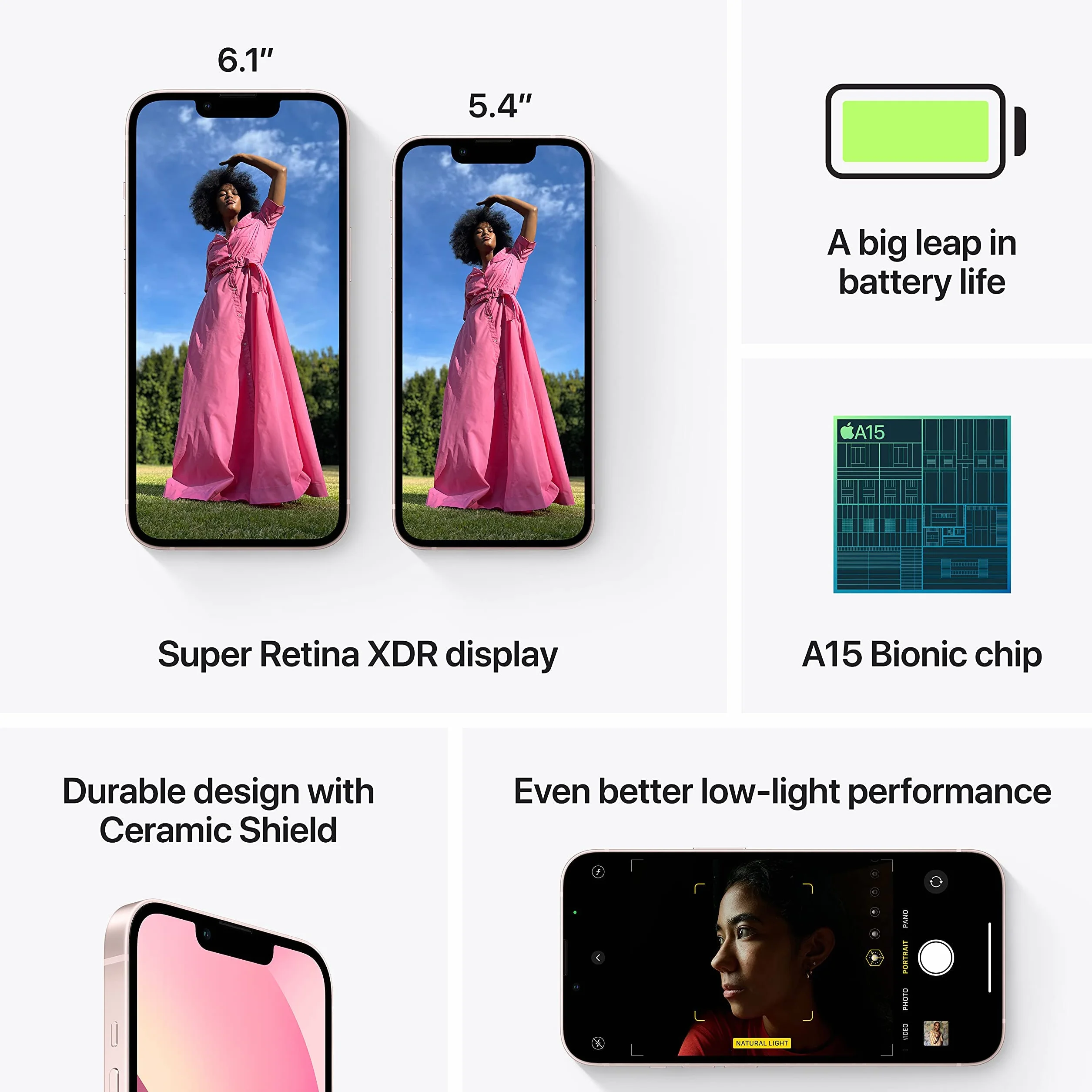 Apple iPhone 13 Mini 128GB Rosa Ricondizionato