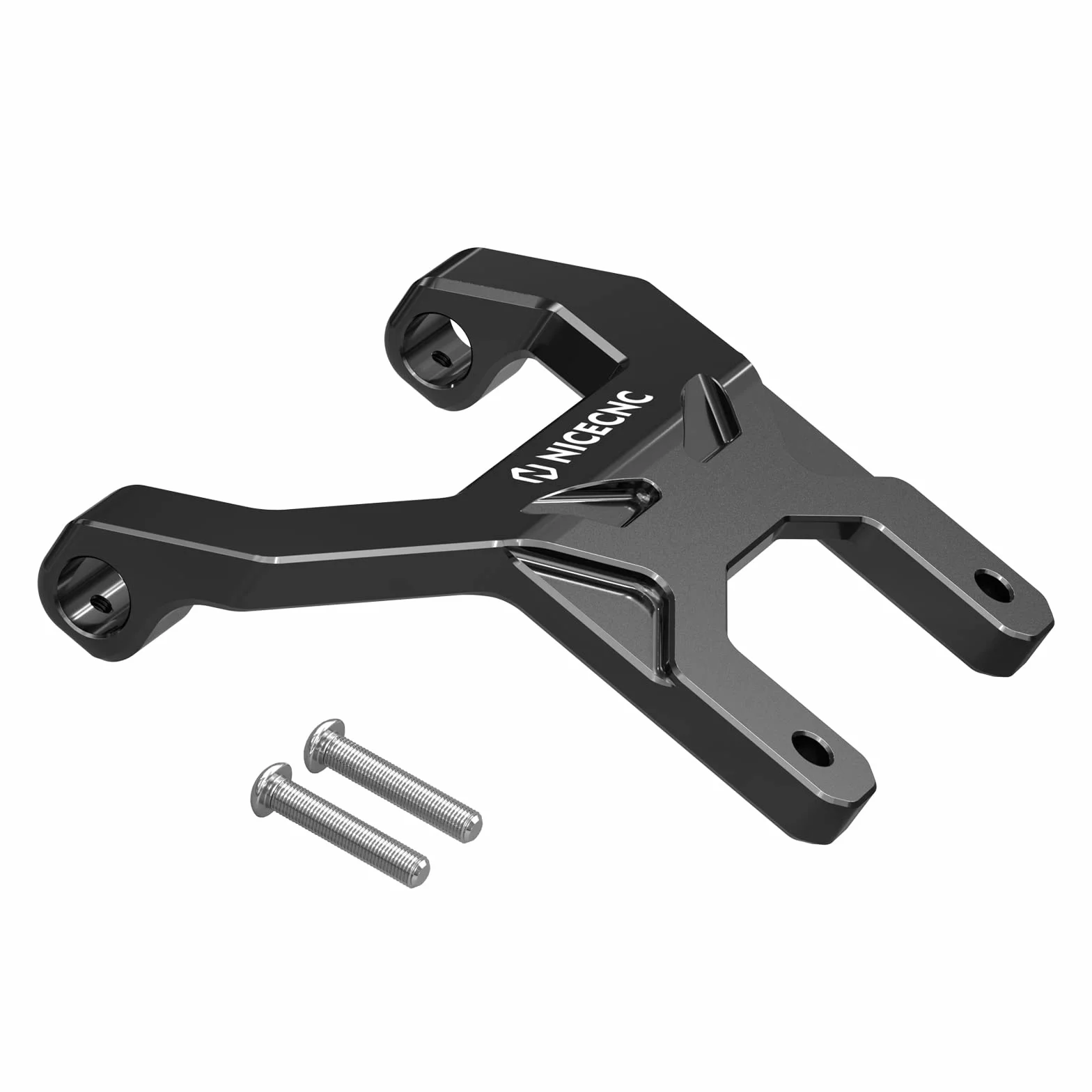 NICECNC Stabilizzatore del trattino nero Compatible with Yamaha Tenere 700 XTZ700 2019-2024, Tenere 700 Rally Edition 2020-2023, Not Fit Digital TFT Screen