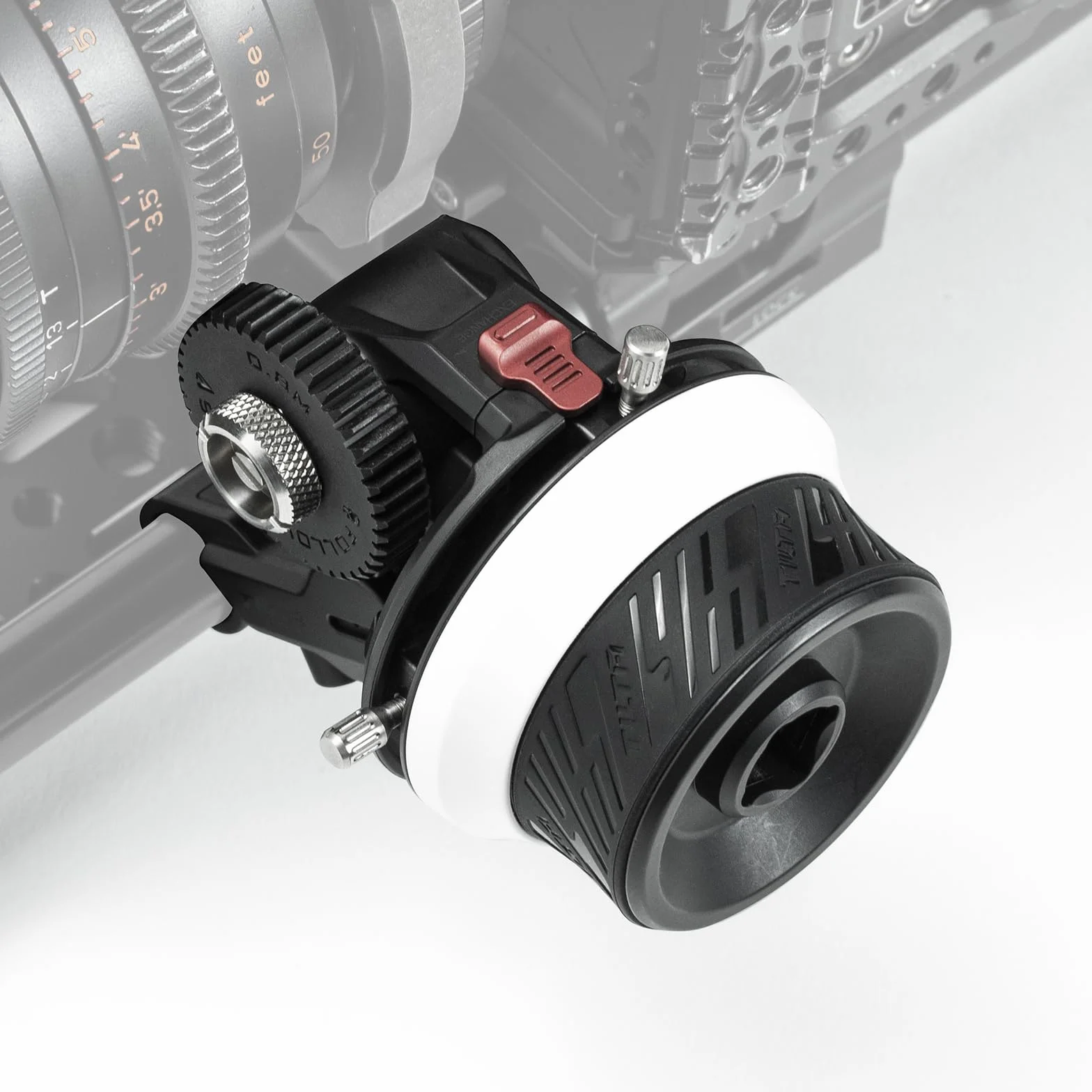 TILTA Pocket Follow Focus con segni A/B, controllo dello zoom dell'obiettivo per fotocamere mirrorless DSLR, con ingranaggio inclinato da 0,8 mm/anello ingranaggio/supporto per asta da 15 mm FF-T07