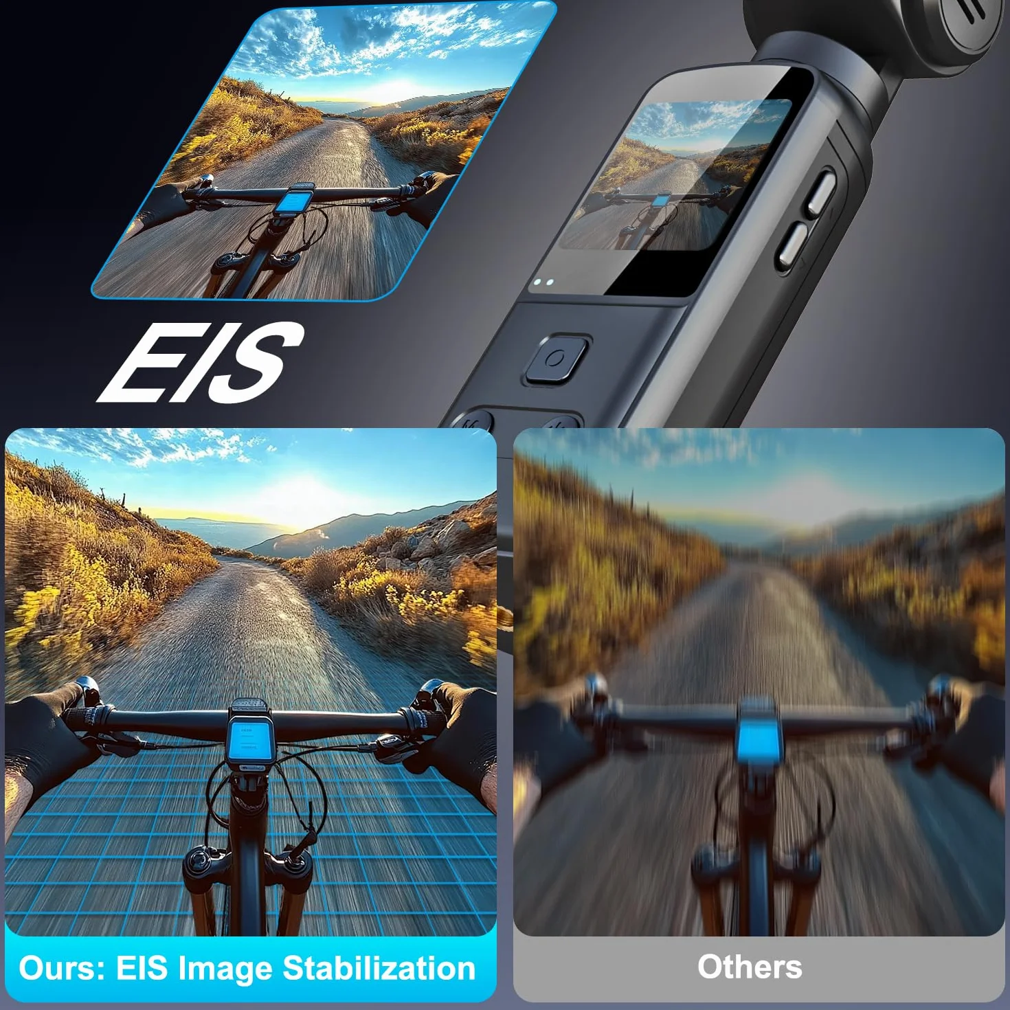 5K Bodycam, Mini Action Cam per Vlog POV, Videocamera Telecamera Portatile con Obiettivo Ruotabile 270°, Fotocamera Subacquea con Microfono Esterno, Clip e Scheda TF da 64 GB
