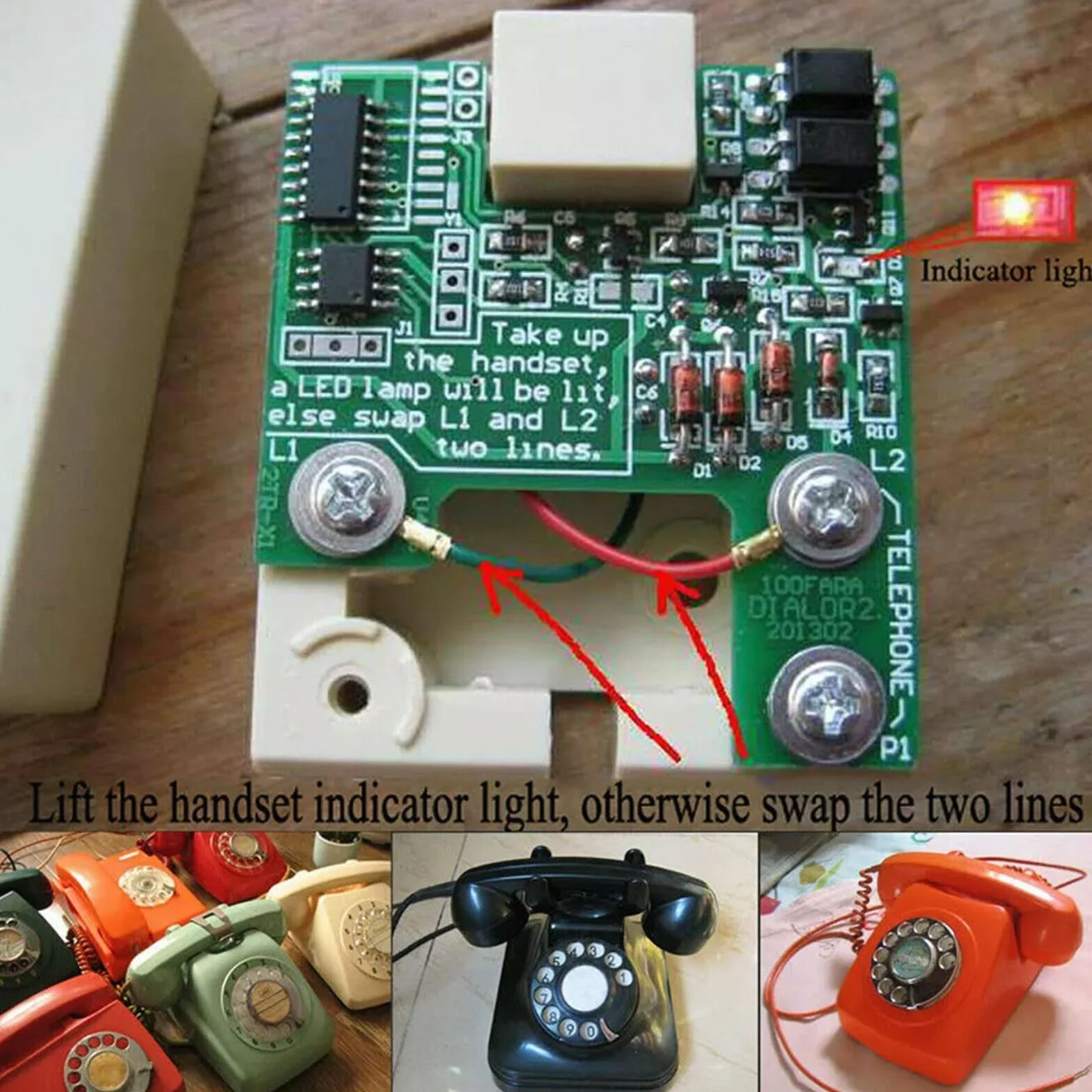 Modulo convertitore da impulso a DTMF con funzione di ricomposizione del dialer telefonico potenziato Dual Tone adattatore multifrequenza per vecchi telefoni rotativi