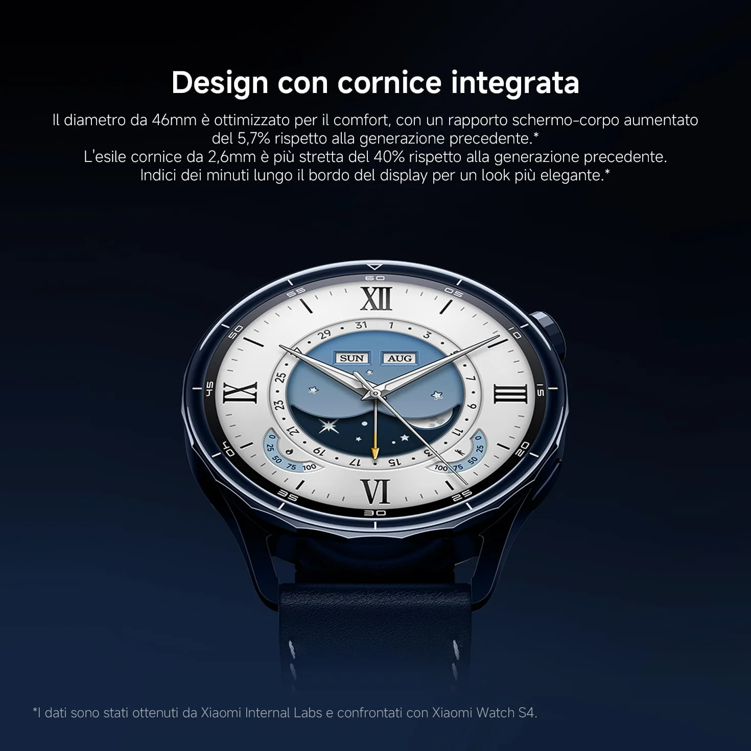 XIAOMI Watch S5 46 mm, Smartwatch per Uomo/Donna, AMOLED da 1,48", Fitness Tracker con Monitoraggio del Sonno, 21 Giorni, 150+ Modalità Sportive, GPS Dual-Band, NFC, Android&iOS, Nero