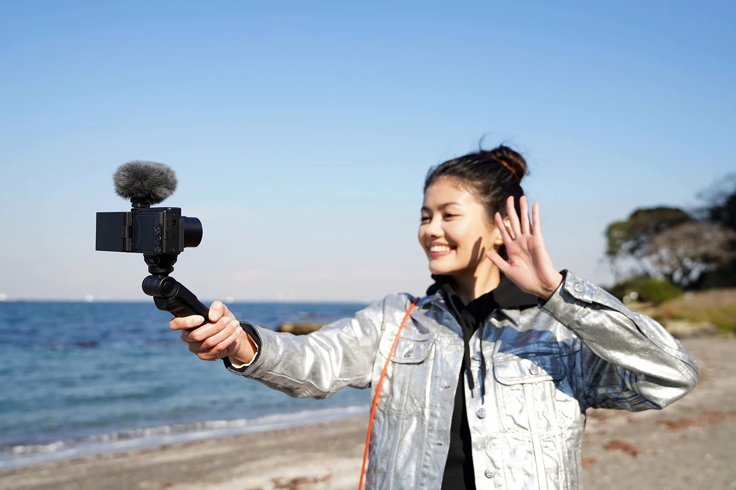 Sony Microfono Shotgun ECM-G1 (senza cavi e batteria), Nero