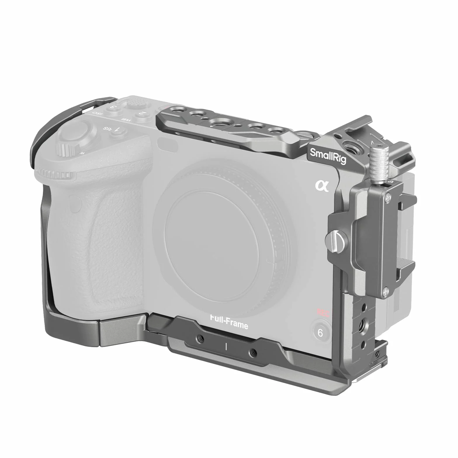 SMALLRIG FX3/FX30 HawkLock Quick Release Cage Kit per Sony FX3 / FX30 con Morsetto per Cavi, Design Modulare Compatibile con Impugnatura XLR Originale, QR Plate Integrato per Arca - 4770