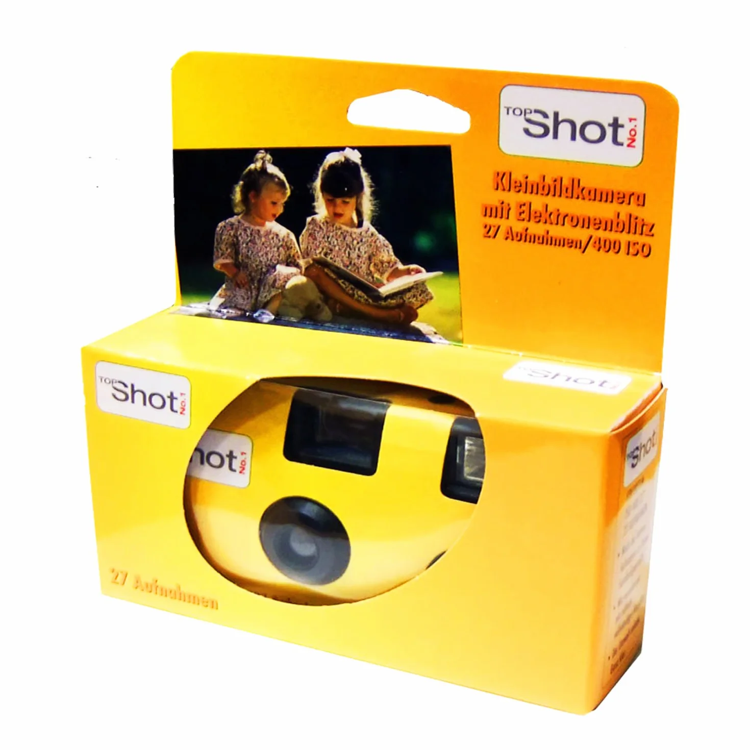 Photo Porst Set da 10 fotocamere usa e getta, ideali per matrimoni e feste, con rullino da 27 foto, flash e batterie incluse (confezione in lingua italiana non garantita)