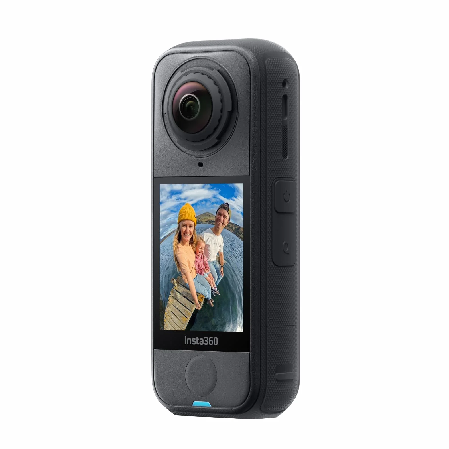 Insta360 X4 Air, Videocamera 8K 360 leggera, Selfie stick Invisibile, lenti sostituibili, cover antivento integrata, stabilizzazione FlowState, prima registri poi inquadri