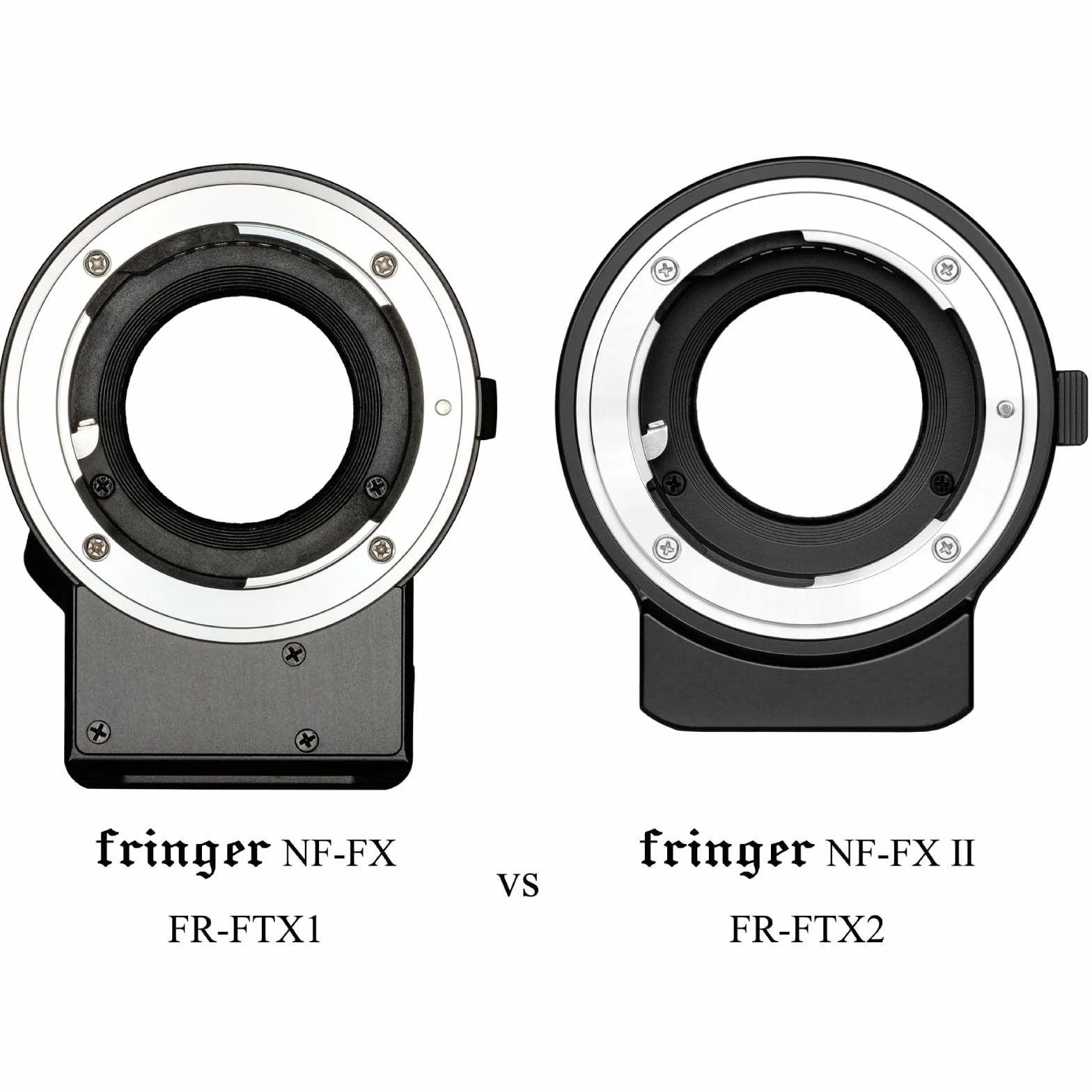 Fringer NF-FX II AF Adattatore per obiettivi Nik F su FX AF-S AF-P Sigm Tamr per X-T3 X-Pro3 XT30 X-T4 X-H1 X-T100 X-T200 e altre. (NF-FX II)