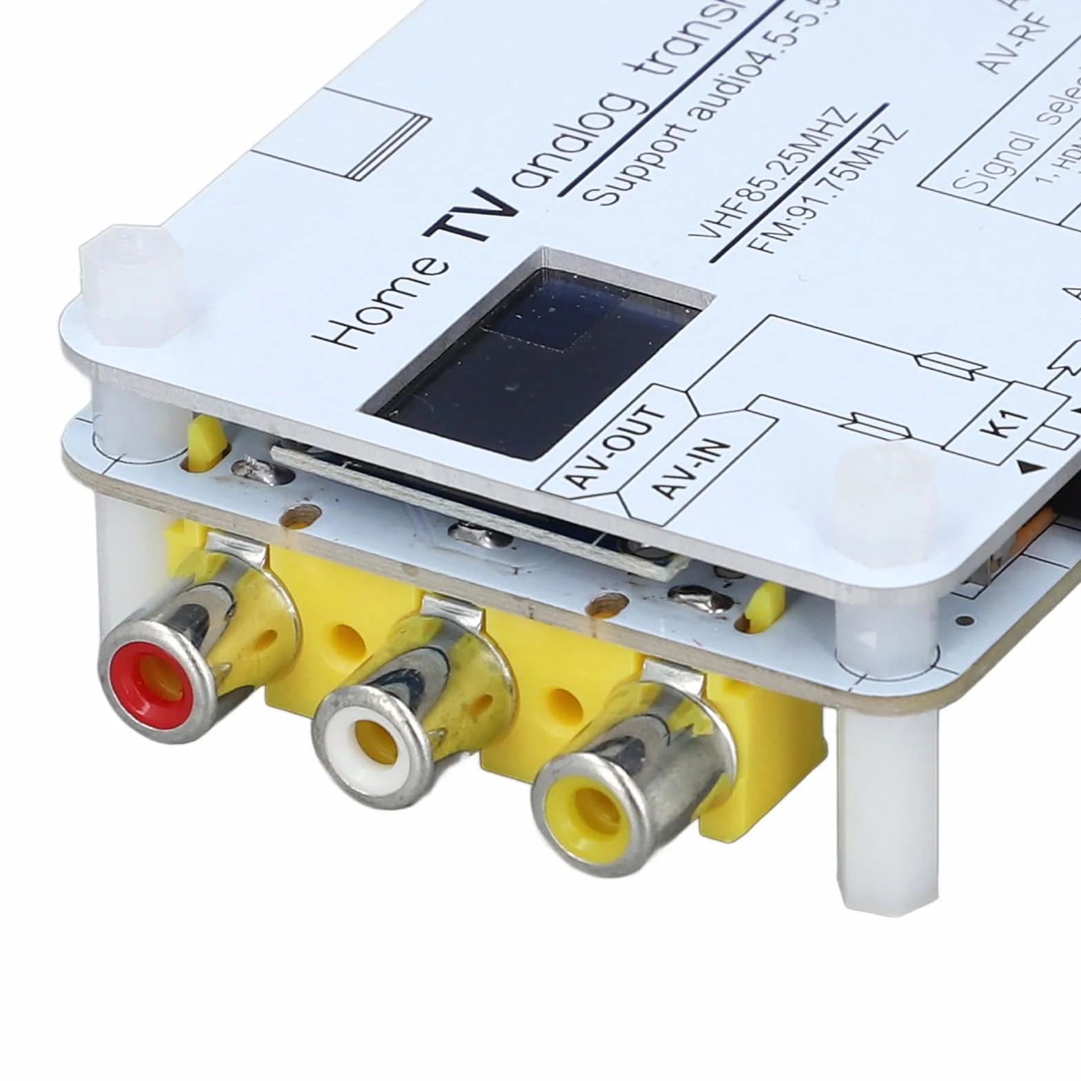 Trasmettitore di segnale TV analogico, AV HD Input, N a P Sistema, 20m Raggio, Frequenza VHF UHF, 4.5-6.5 MHZ Audio, DVD VCD PC Mobile Phone Sorgenti di segnale