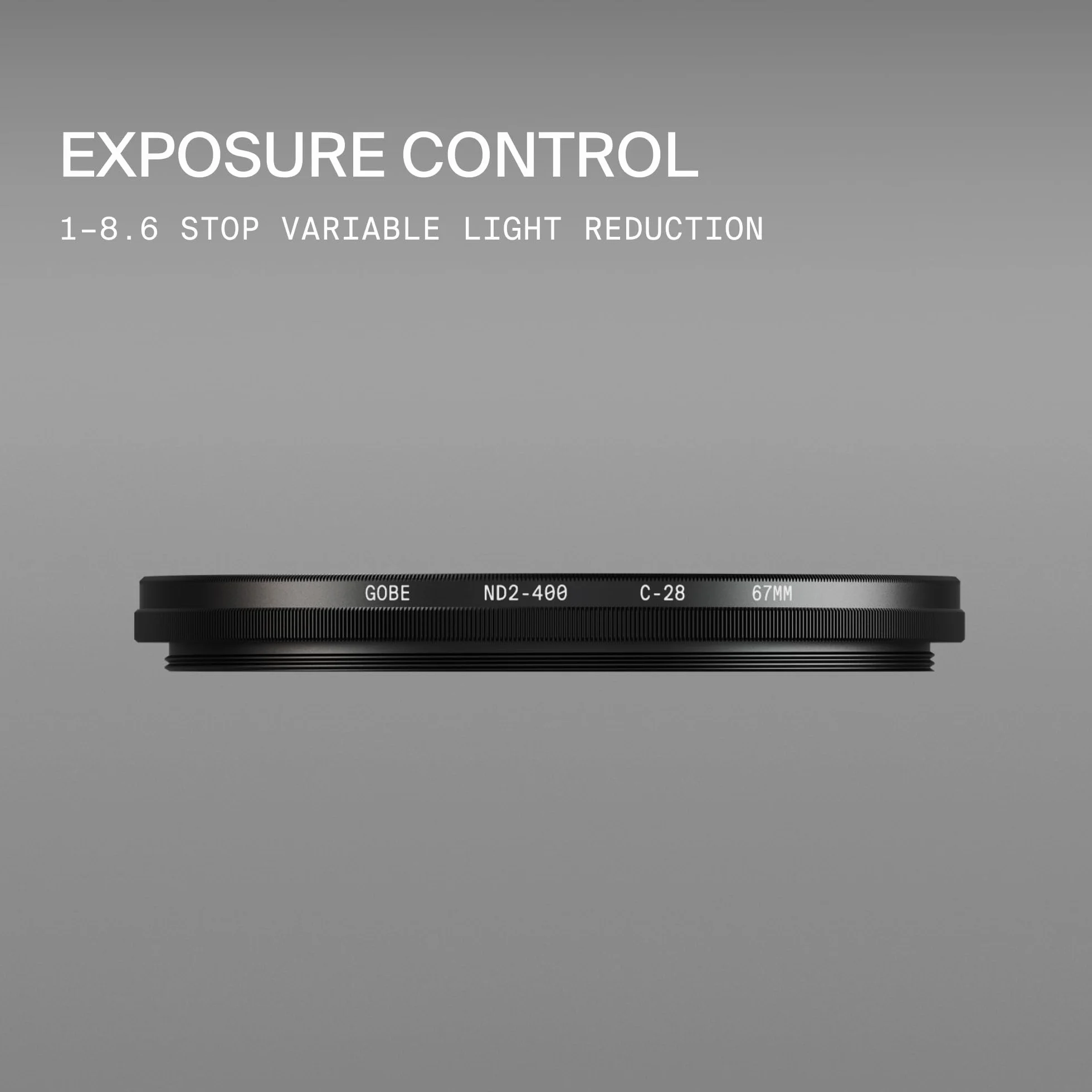 Gobe - Filtro per obiettivi ND variabile 67 mm