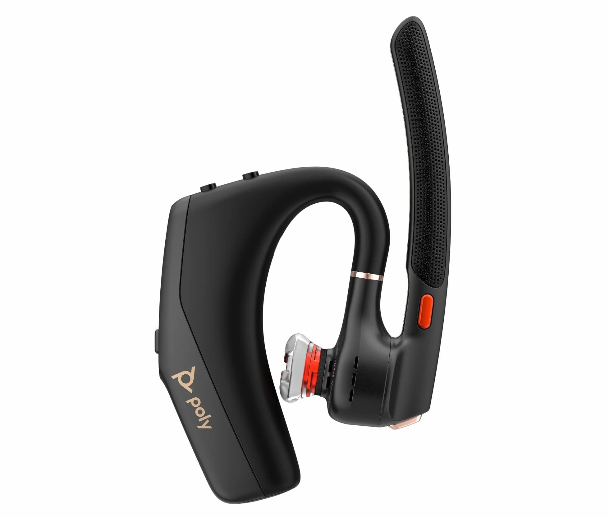 Poly Voyager Legend 50-M Headset UC con quattro microfoni, cancellazione del rumore, tecnologia Poly Noise Block, custodia di ricarica portatile, sensori intelligenti, comandi rapidi