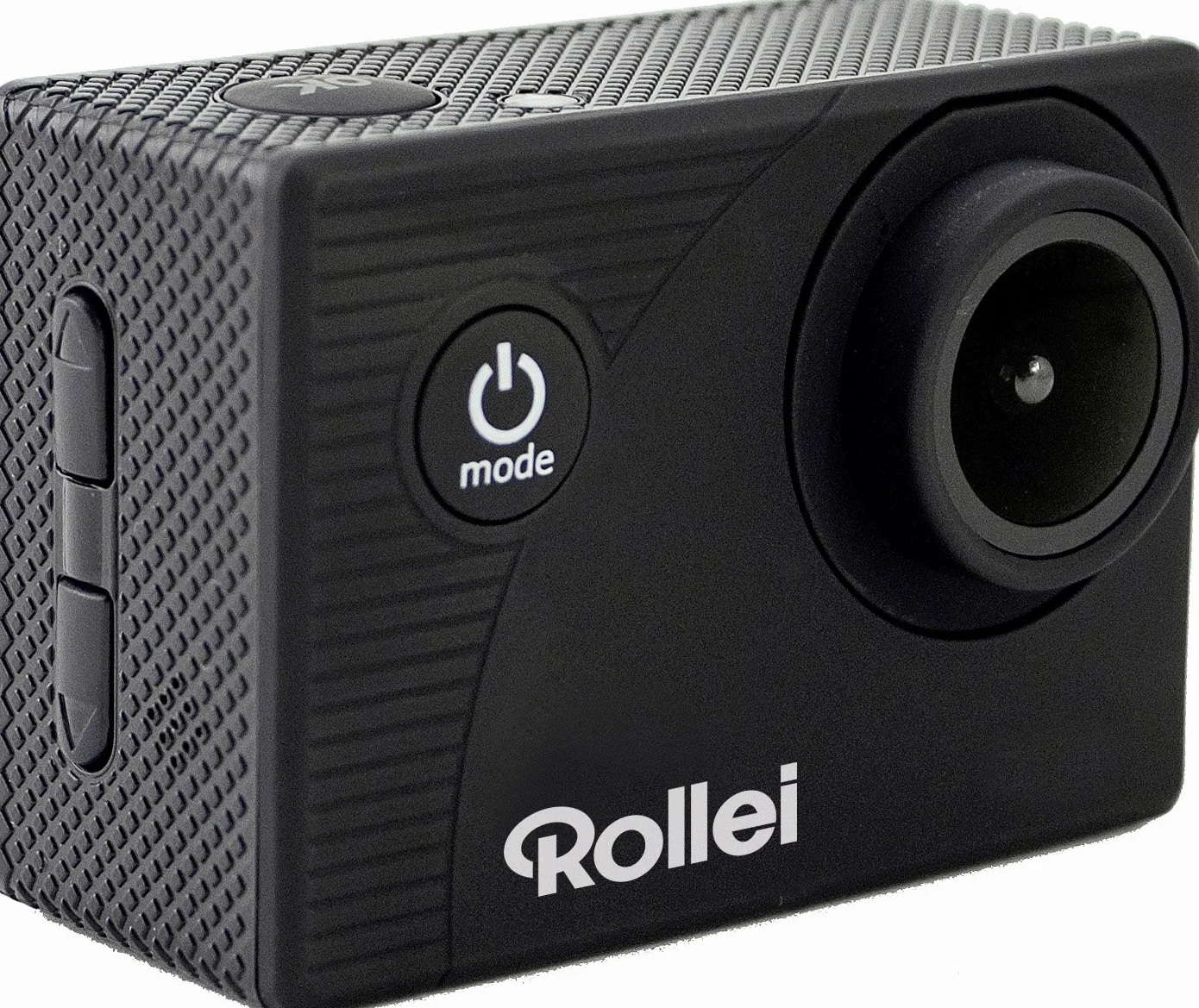 Rollei Actioncam 372 - Action-Camcorder con risoluzione video Full HD da 1080p/30 fps, Obiettivo grandangolare, impermeabile fino a 30 m, incl. custodia subacquea - Nero