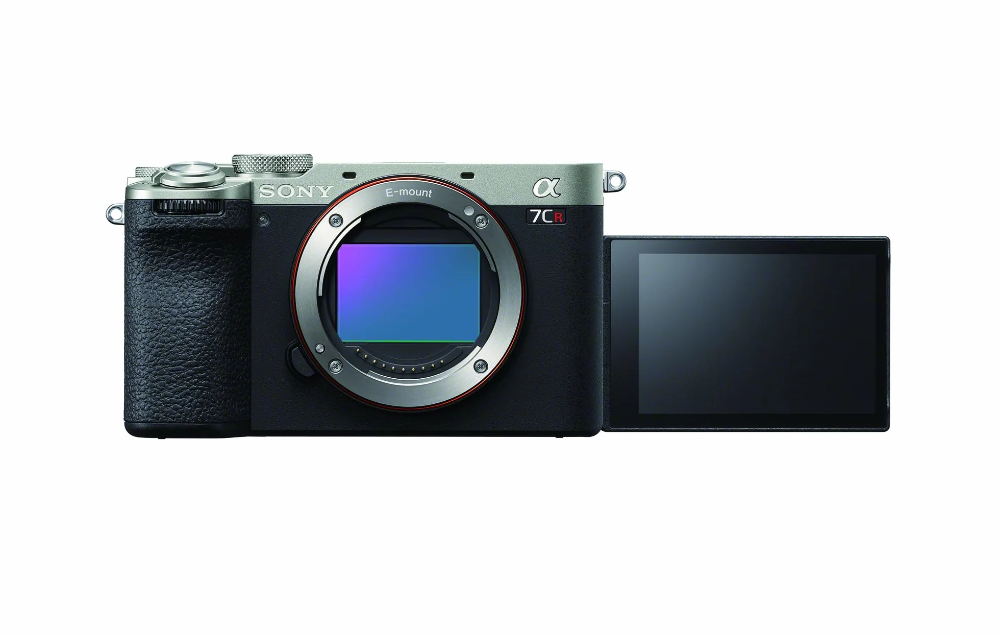 Sony Alpha 7CR Full-Frame - Fotocamera ibrida con lenti intercambiabili, colore: Argento