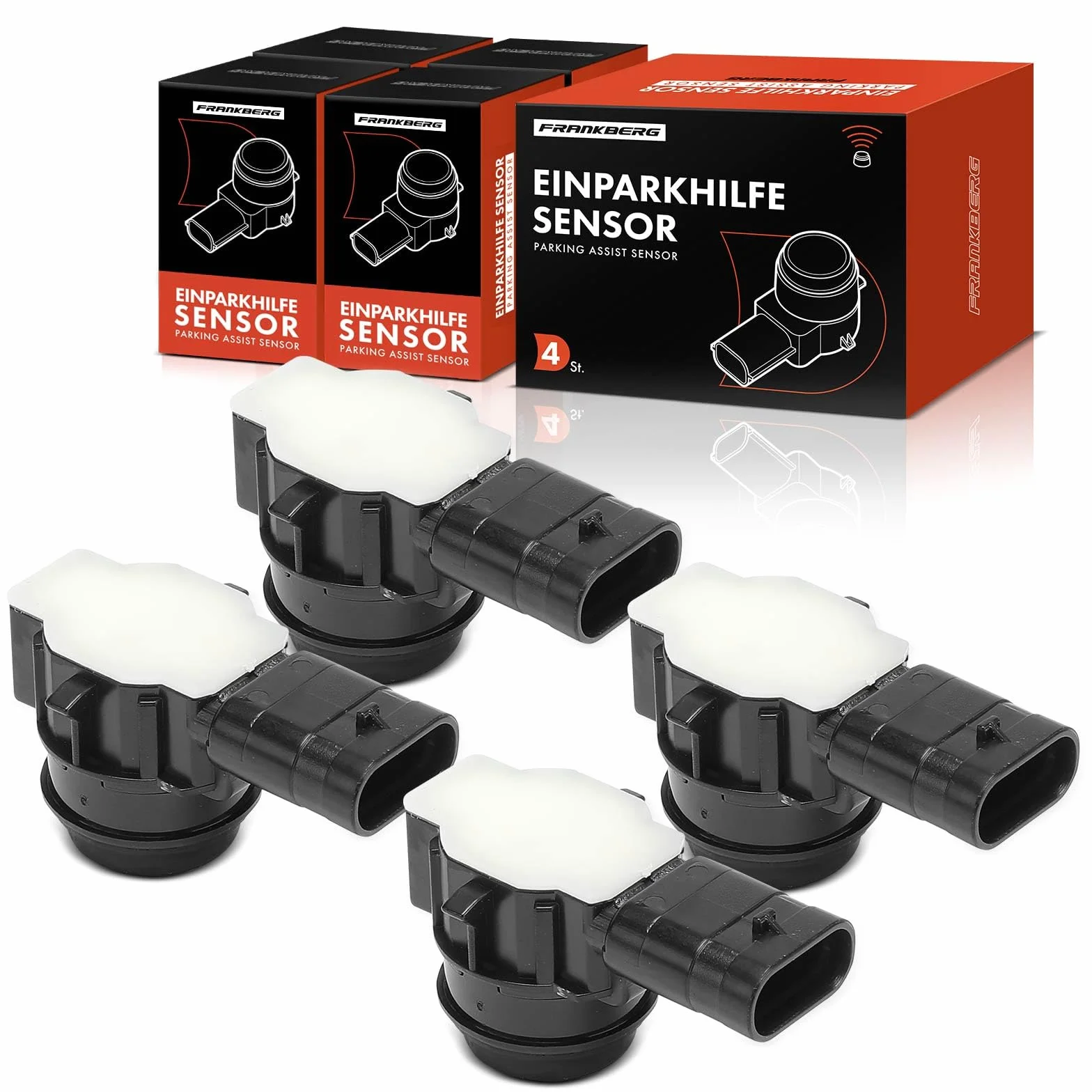 Frankberg 4x Sensore di Parcheggio PDC Compatibile 312 0.9L 2012-2019 319 0.9L 2013-2019 4C 960 1.7L 2013-2019