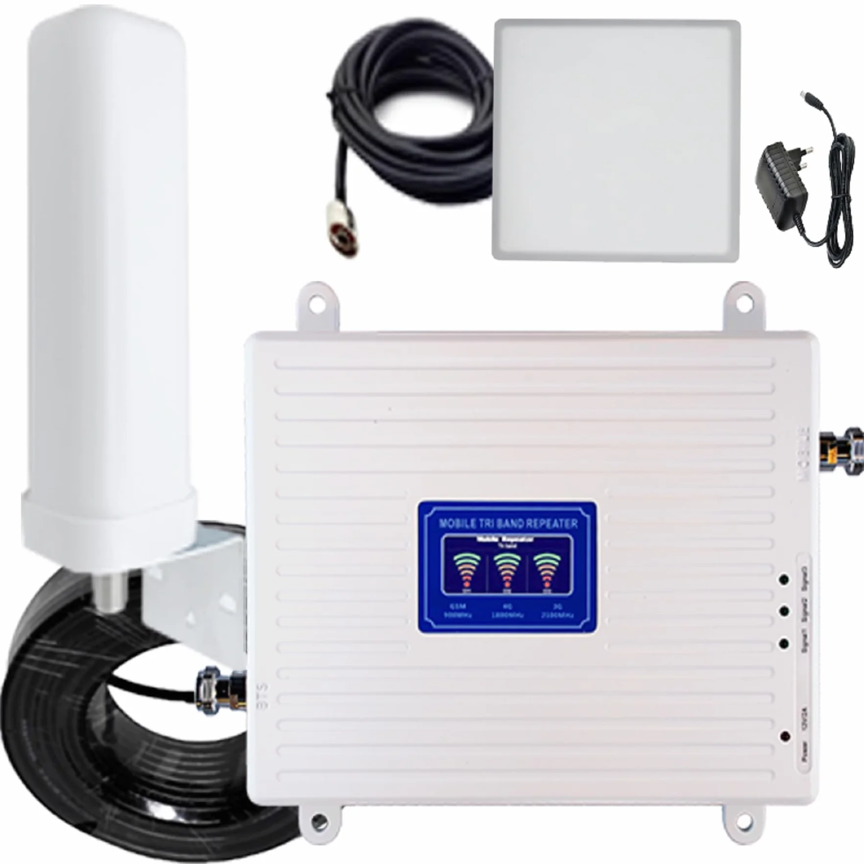 4G 3G 2G GSM LTE WCDMA Amplificatore Segnale Cellulare (800/1800/2100MHZ B20/3/1)