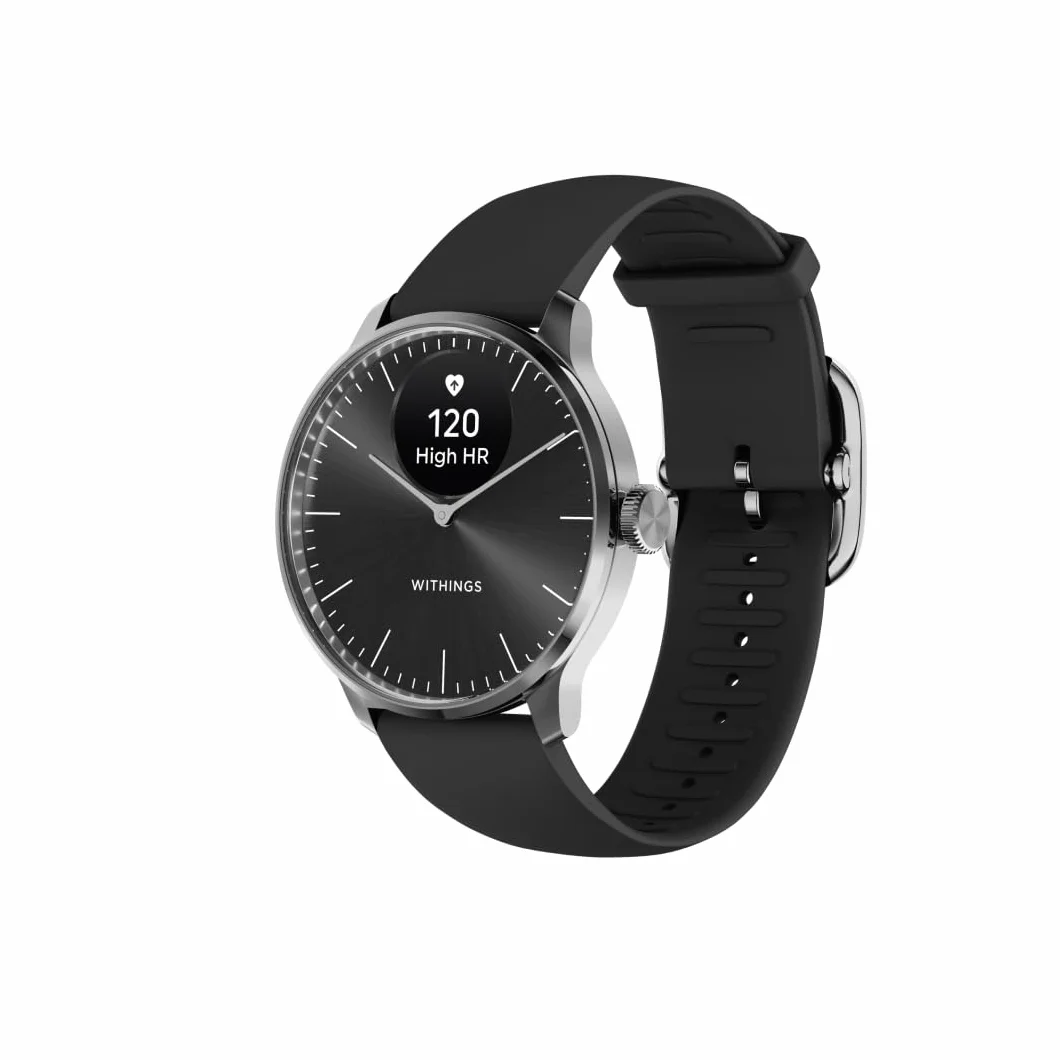 Withings ScanWatch Light - Smart Watch ibrido con monitoraggio della frequenza cardiaca, fitness tracker, monitoraggio del ciclo, monitoraggio del sonno