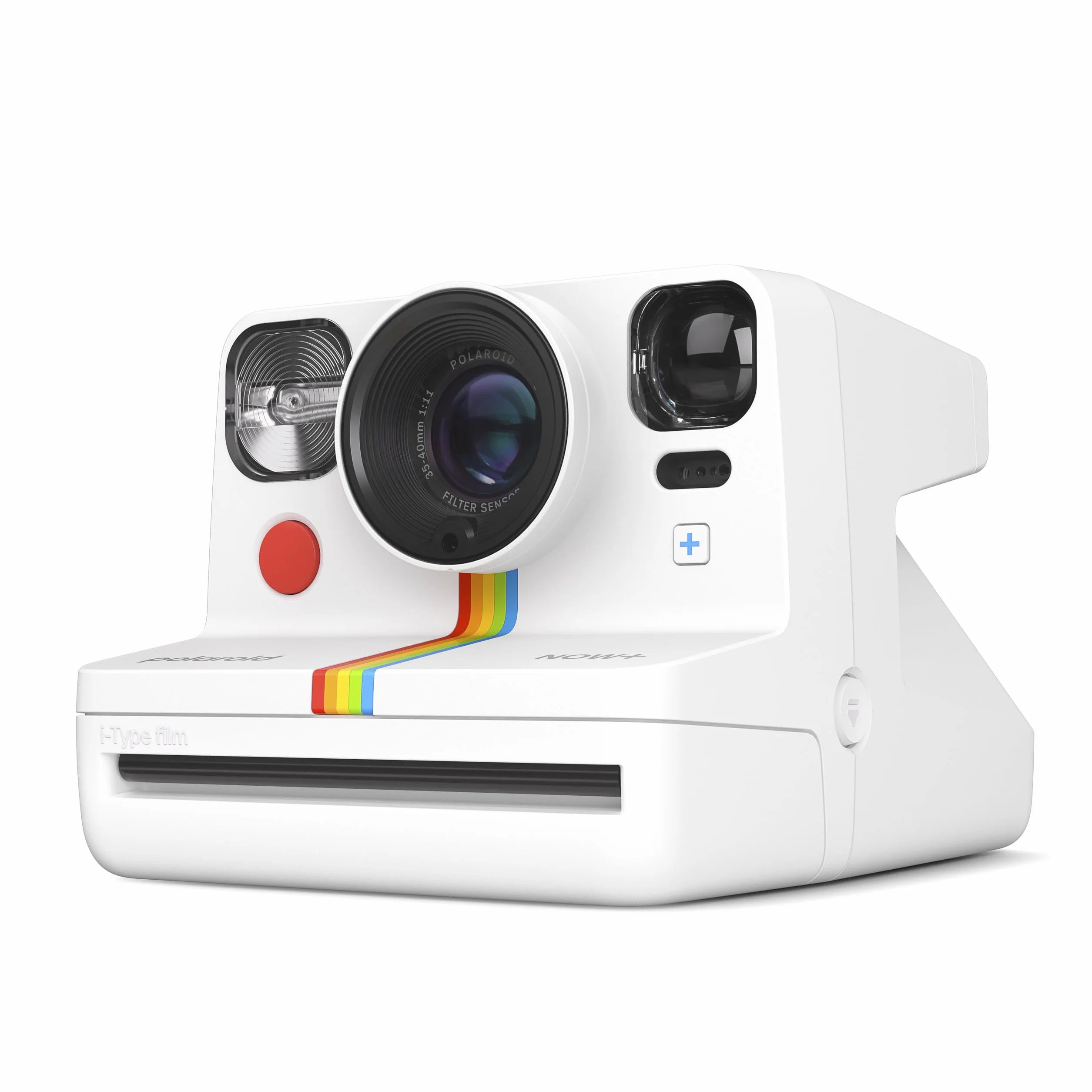 Polaroid Now+ Generation 2 – Fotocamera + Film Bundle (16 foto incluse) – Bianco – Fotocamera a pellicola istantanea controllata da app Bluetooth – 6437