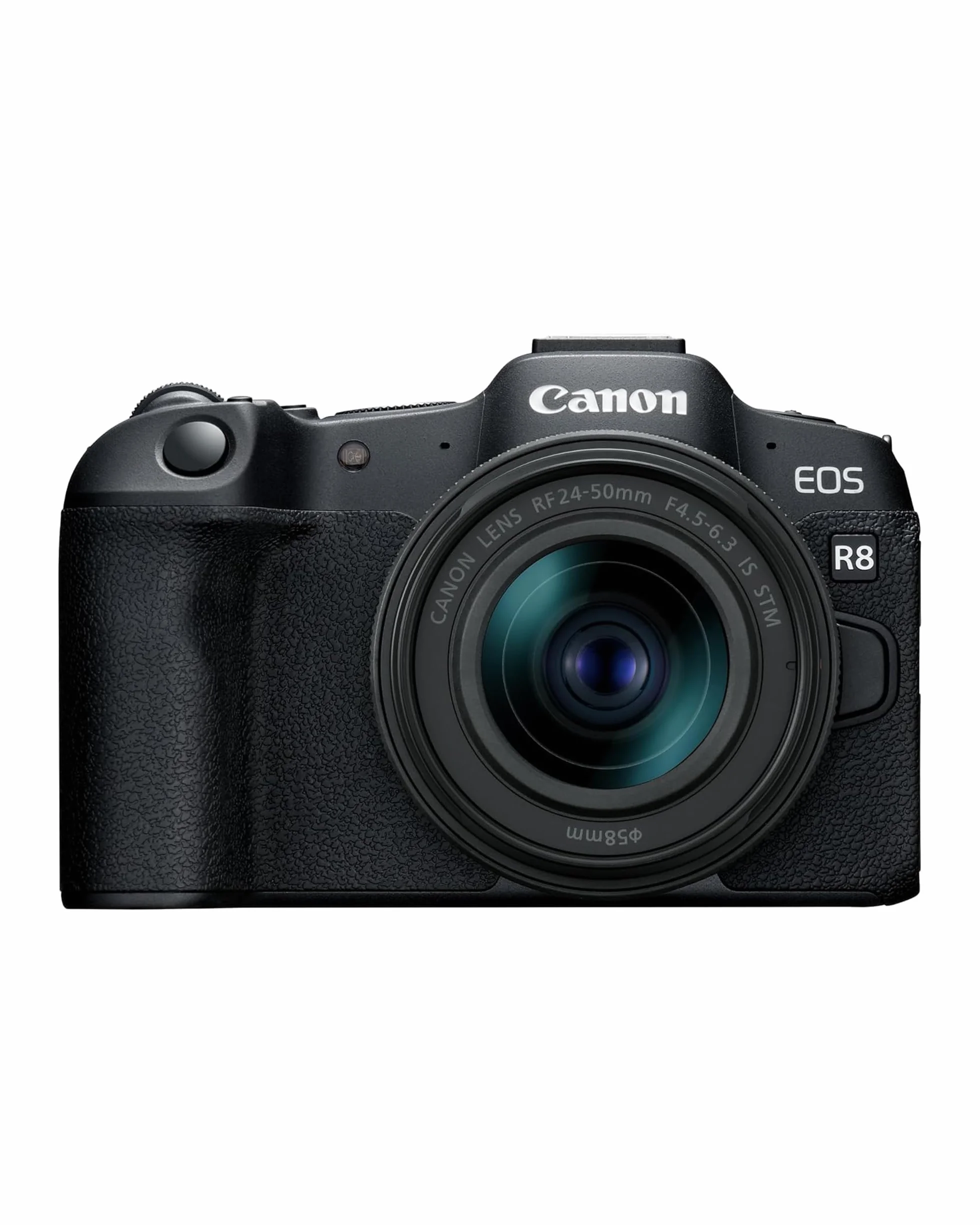 Canon EOS R8 + RF 24-50mm F4.5-6.3 - Fotocamera Digitale Mirrorless - Sensore CMOS Full-Frame da 24,2 MP - Dual Pixel CMOS AF II - Composizione Integrata - Touchscreen LCD - Compatibilità UVC/UAC