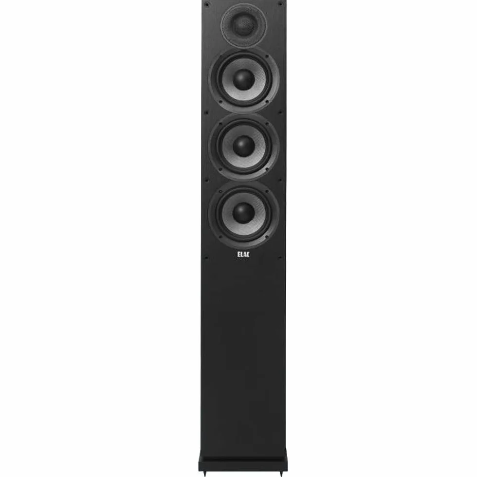 ELAC Debut 2.0 - Altoparlante da terra F5.2, scatola per riproduzione musicale tramite impianto stereo, sistema audio surround 5.1, suono eccellente e design di alta qualità, altoparlante a 3 vie,