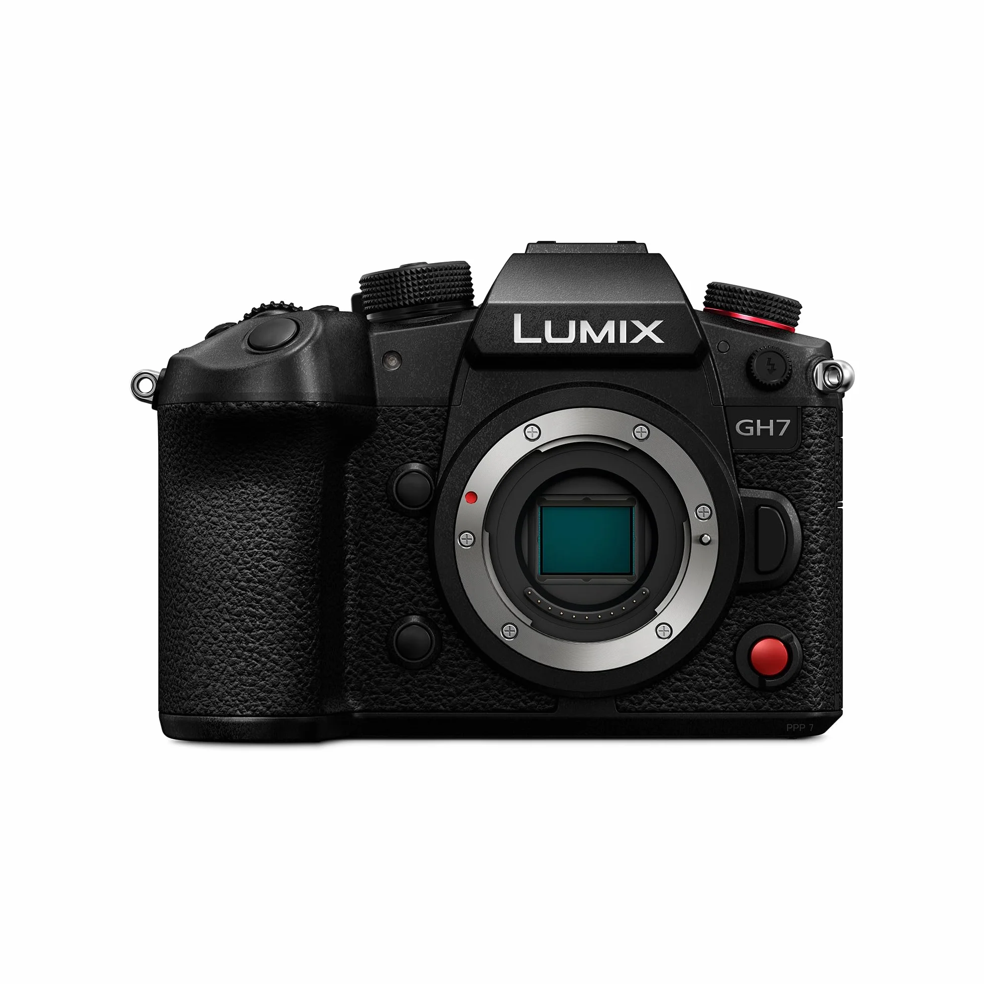 Panasonic Lumix DC-GH7E Corpo Fotocamera Mirrorless Micro Quattro Terzi, 25,2MP, Video C4K/4K 4:2:2 60/50p, Phase Hybrid AF, Active IS, Audio Float 32-Bit, Mirino OLED, Monitor Angolo Libera, Nero