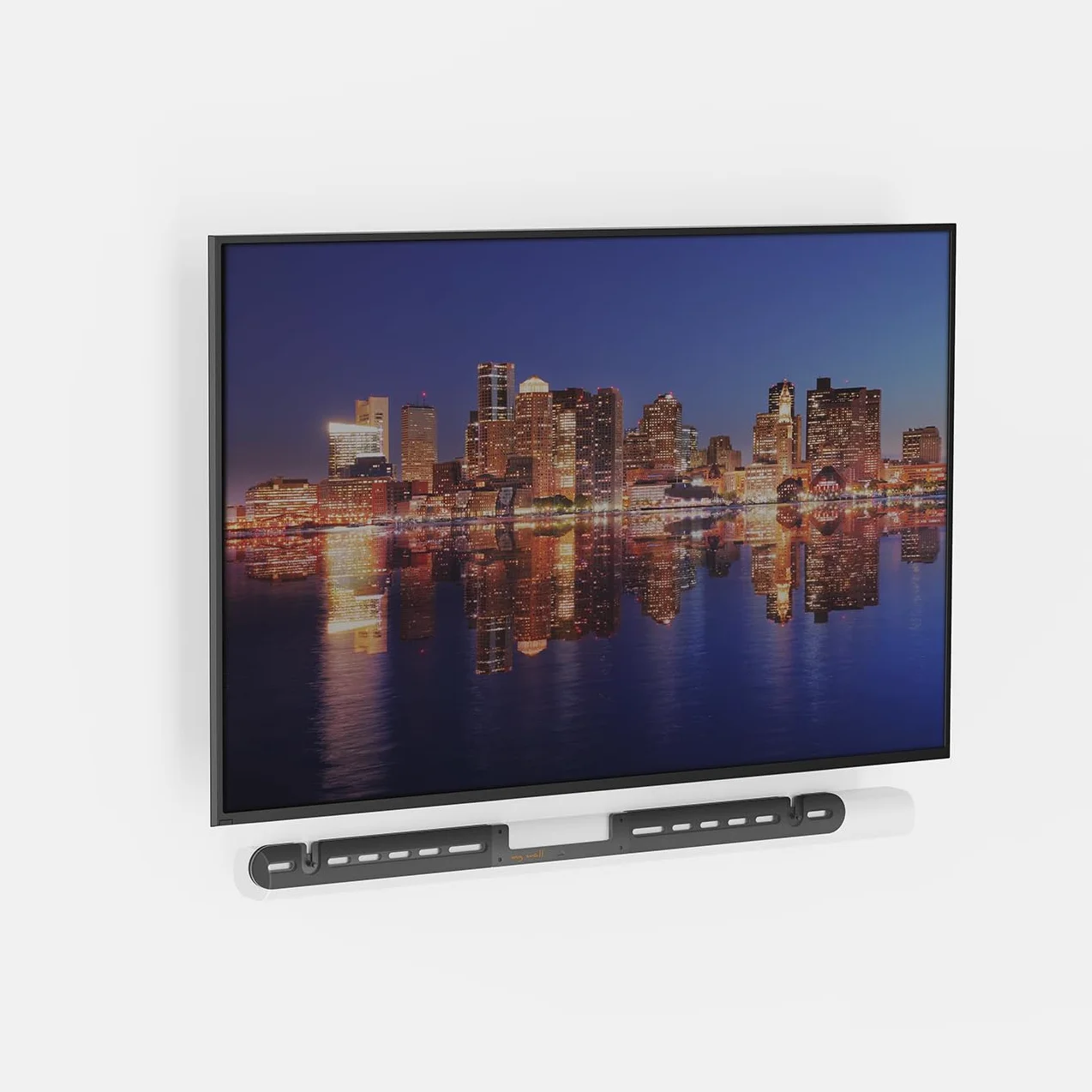 my wall Supporto da parete per Soundbar SONOS® Arc Ultra HS29L - Slim Design ammortizzante antivibrazione, montaggio flessibile sopra e sotto la TV