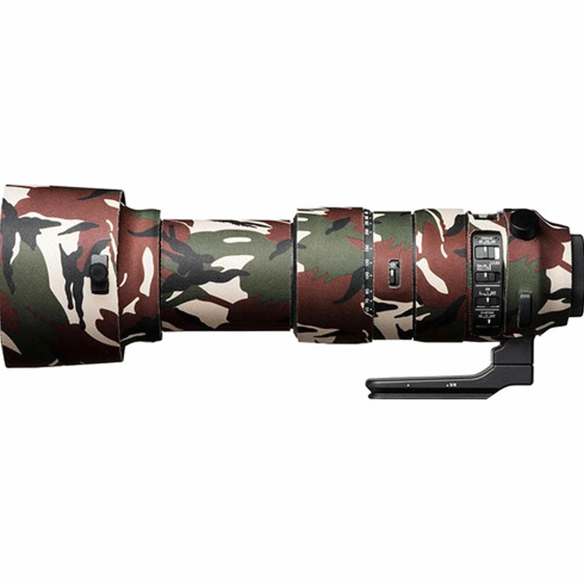 EasyCover - Lens Oak - Protezione per obiettivo - Protezione per l'obiettivo della fotocamera – compatibile per Sigma 60-600mm F4.5-6.3 DG OS HSM | S - Camuffamento Verde