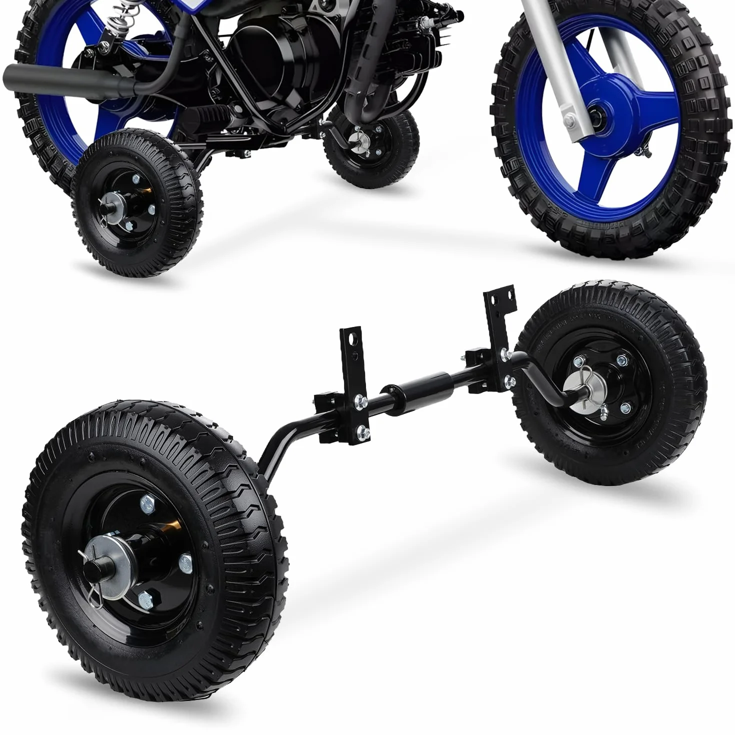 Ruotine Stabilizzatrici per Minimoto Cross 50cc, Kit Ruote di Supporto Compatibili CRF50