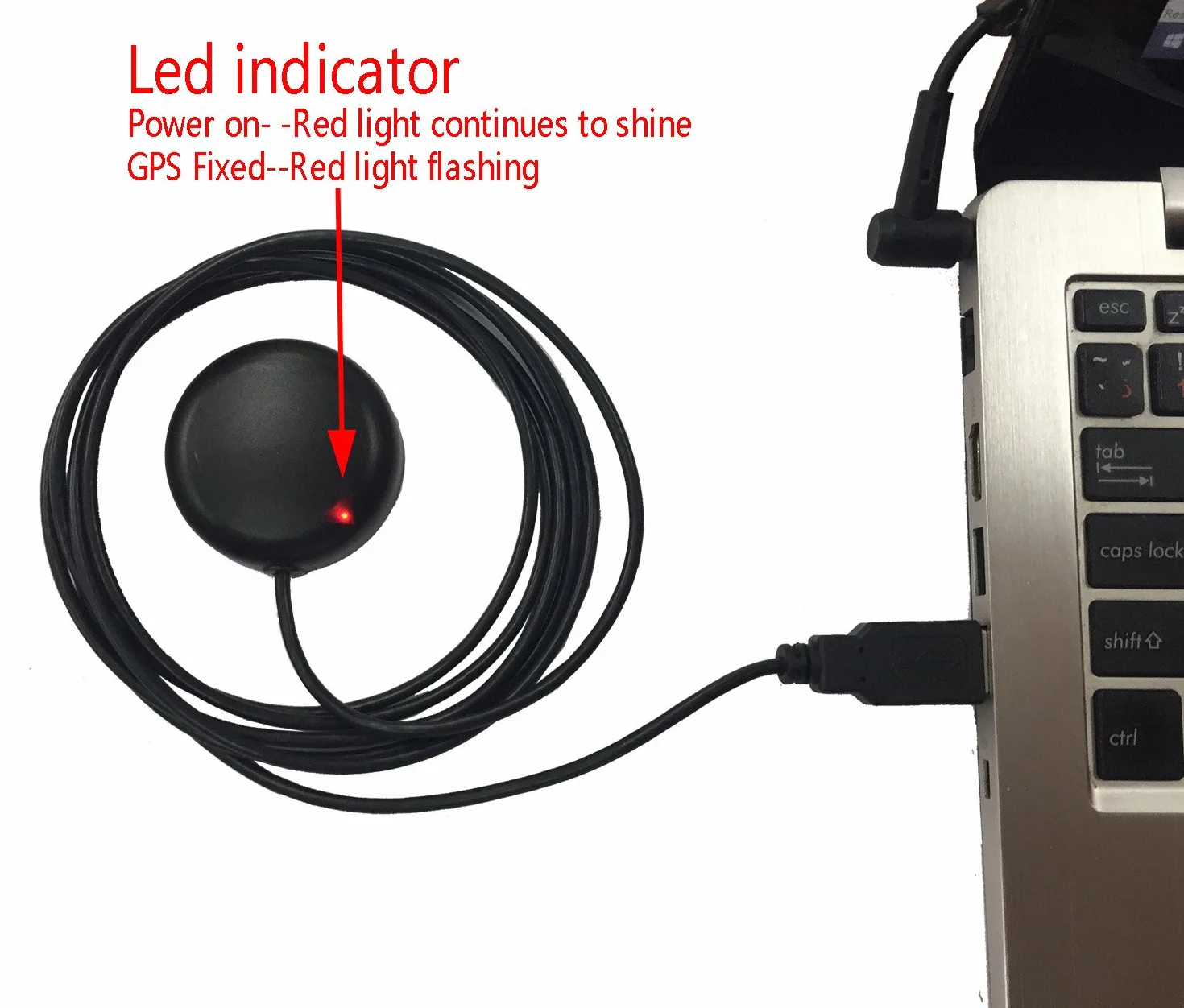 GPS USB Ricevitore Antenna Gmouse per Laptop PC Auto Marine Navigation
