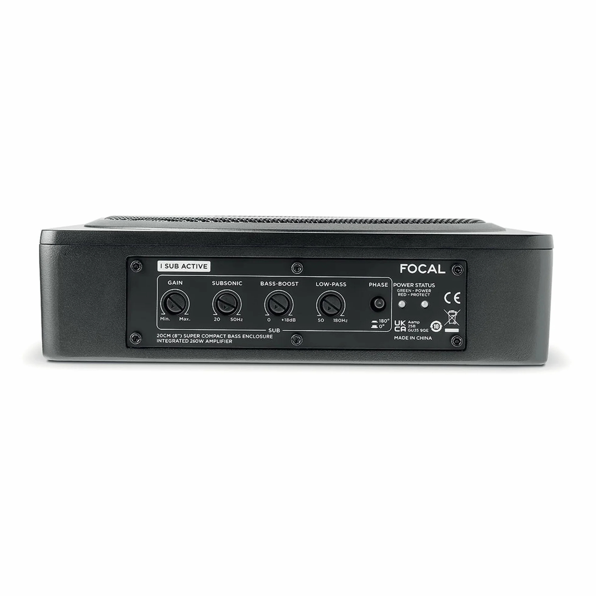 Focal ISUB-Active Subwoofer Amplificato da Sottosedile