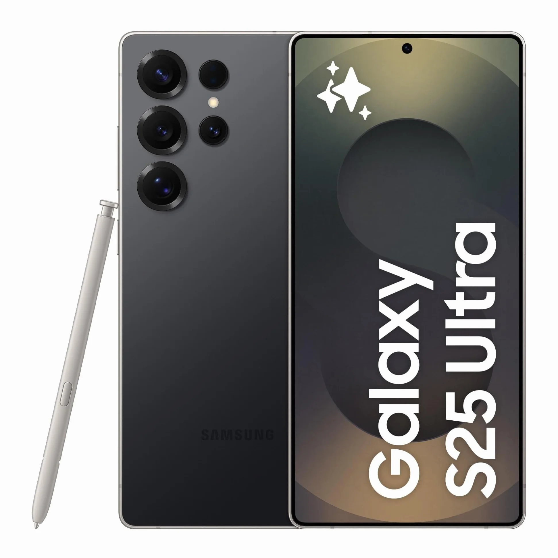 Samsung Galaxy S25 Ultra Smartphone AI, 3 anni di Garanzia del produttore, Display 6.9'' QHD+ Dynamic AMOLED 2X, Fotocamera 200MP, RAM 12GB, 256GB, 5.000 mAh, Titanium Black [Versione italiana]