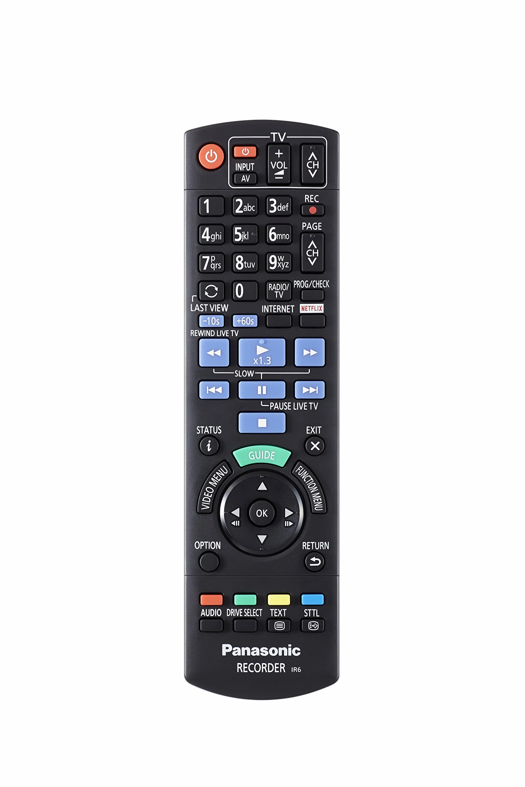 Panasonic DMR-UBC70EGK Registratore Blu-Ray Compatibilità 3D Nero