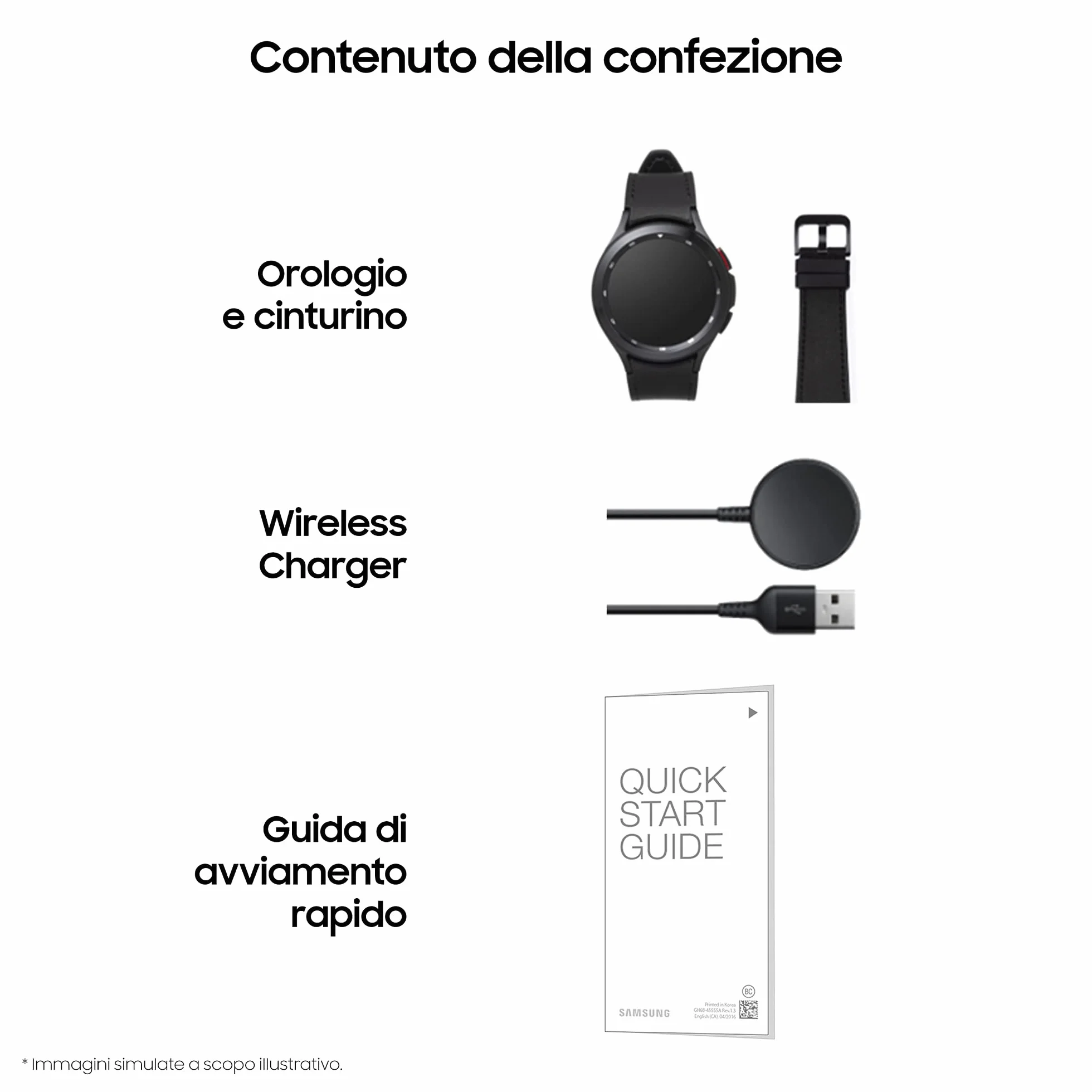 Samsung Galaxy Watch4 Classic 46mm Smartwatch Acciaio Inox Ghiera Rotante Monitoraggio Benessere Fitness Tracker Nero