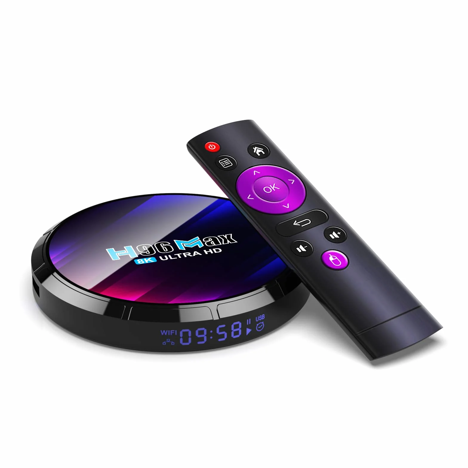 CHROX TV Box Android 13.0, RK3528 CPU Octa-Core 1000M Ethernet WIFI6 4K 8K HD Smart TV Box Dual-WiFi 2.4G/5.8G BT 5.0 USB 3.0 3D H.265 Android Box,4gb+64gb