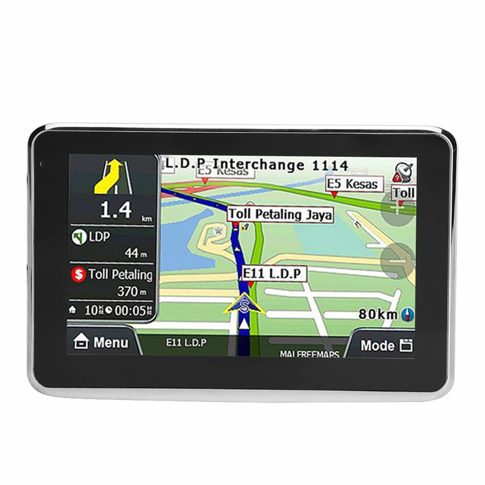 Navigatore GPS Touchscreen Navigazione GPS Prompt Vocale Automatico DDR256M 8G MP3 FM Mappa Europa 508 di Navigazione Doppio per Auto Camion RV, DEMERASU3H72K8QYD