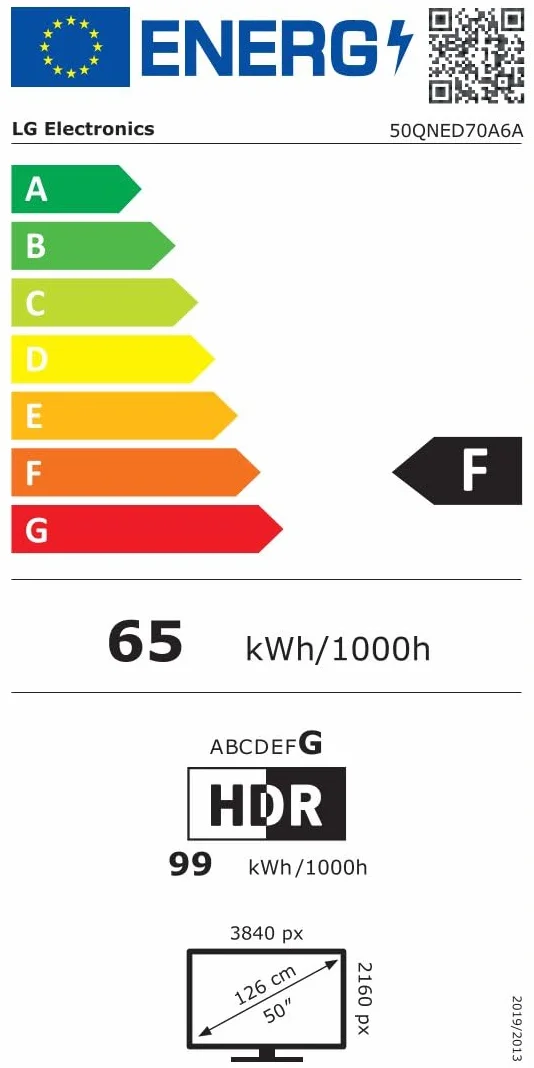 LG QNED70 Smart TV 50 pollici 4K, Processore α7 Gen8, Dynamic QNED Color, webOS AI, Gaming VRR 4K@60Hz