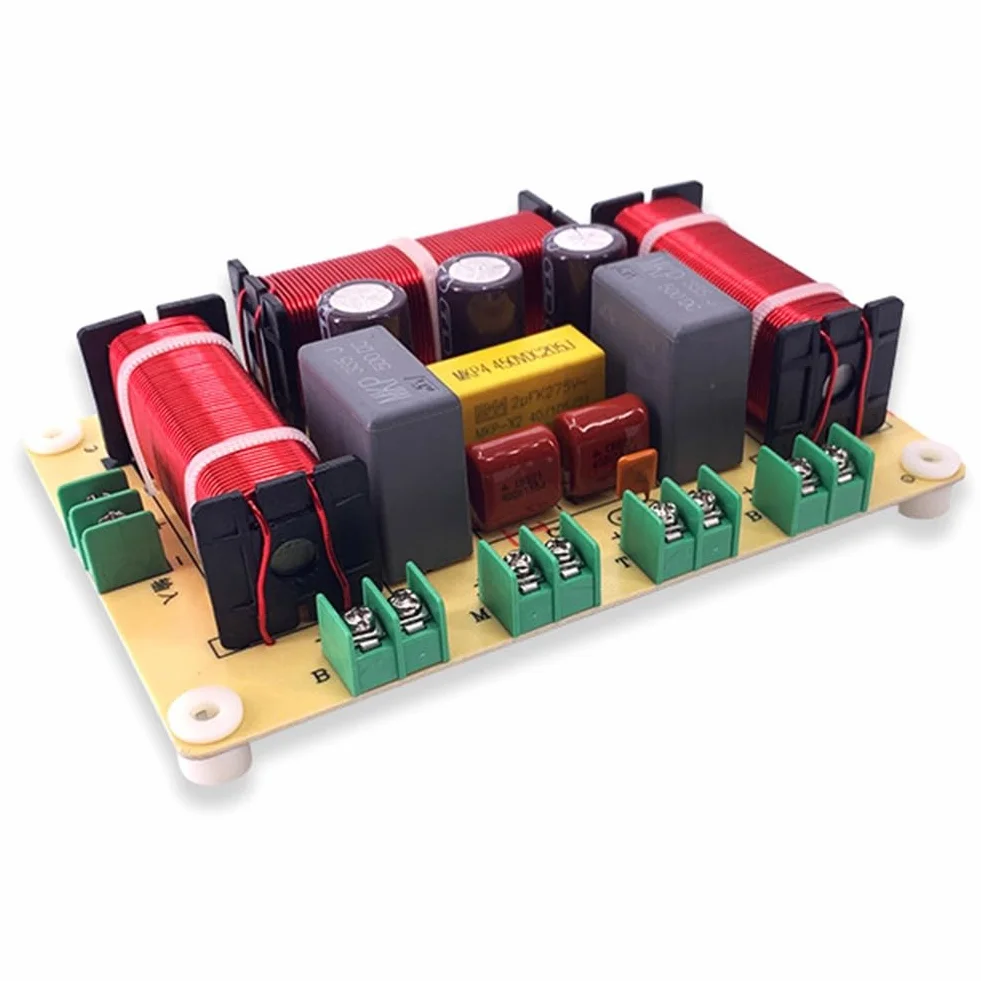 1 Pz 200W Altoparlante Un 4 Vie Treble Alto Divisore di Frequenza Home Theater HiFi Stereo Circuito Filtri Crossover Audio