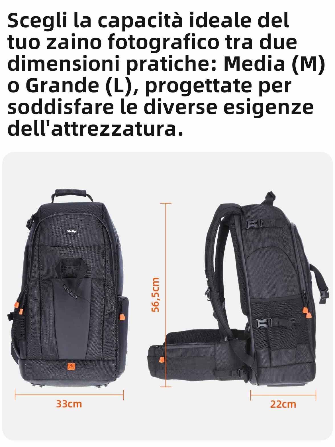 Rollei Zaino Fotografico