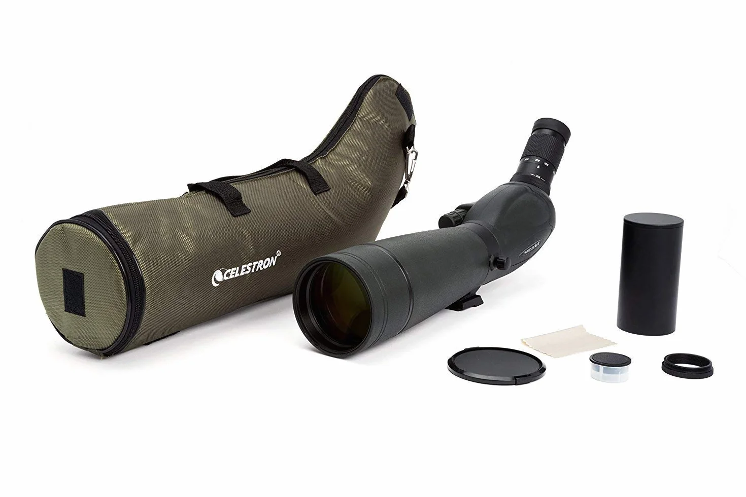 Celestron 52332 TrailSeeker Cannocchiale 80-45°, Nero