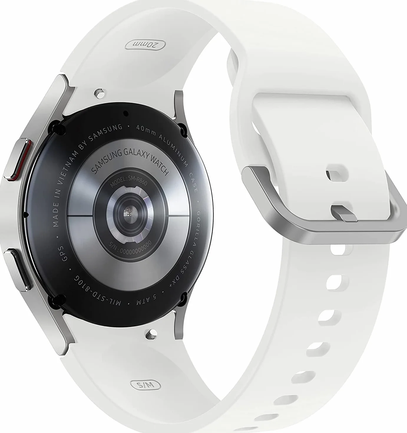 Samsung Galaxy Watch4 BT 40mm Orologio Smartwatch, Monitoraggio Salute, Fitness Tracker, Batteria lunga durata, Bluetooth, Silver, 2021 [Versione Italiana] (Ricondizionato)