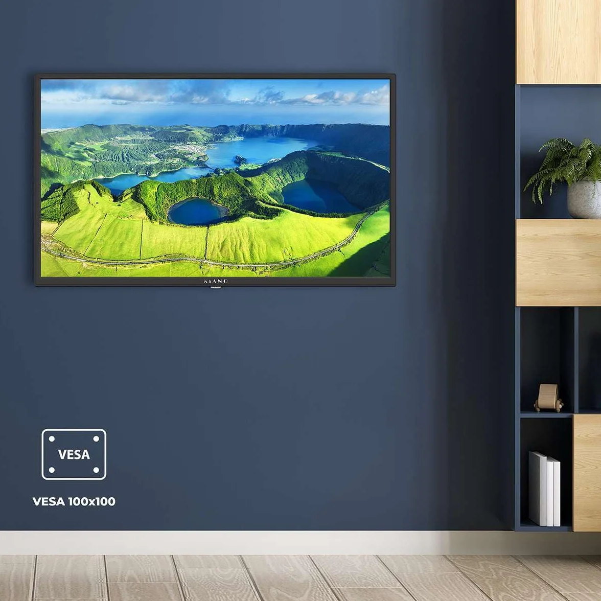 KIANO Slim TV 32" 80 cm DVB-T2 CI+ LED HD HDMI USB Dolby Audio PVR Hotel Mode Czarny