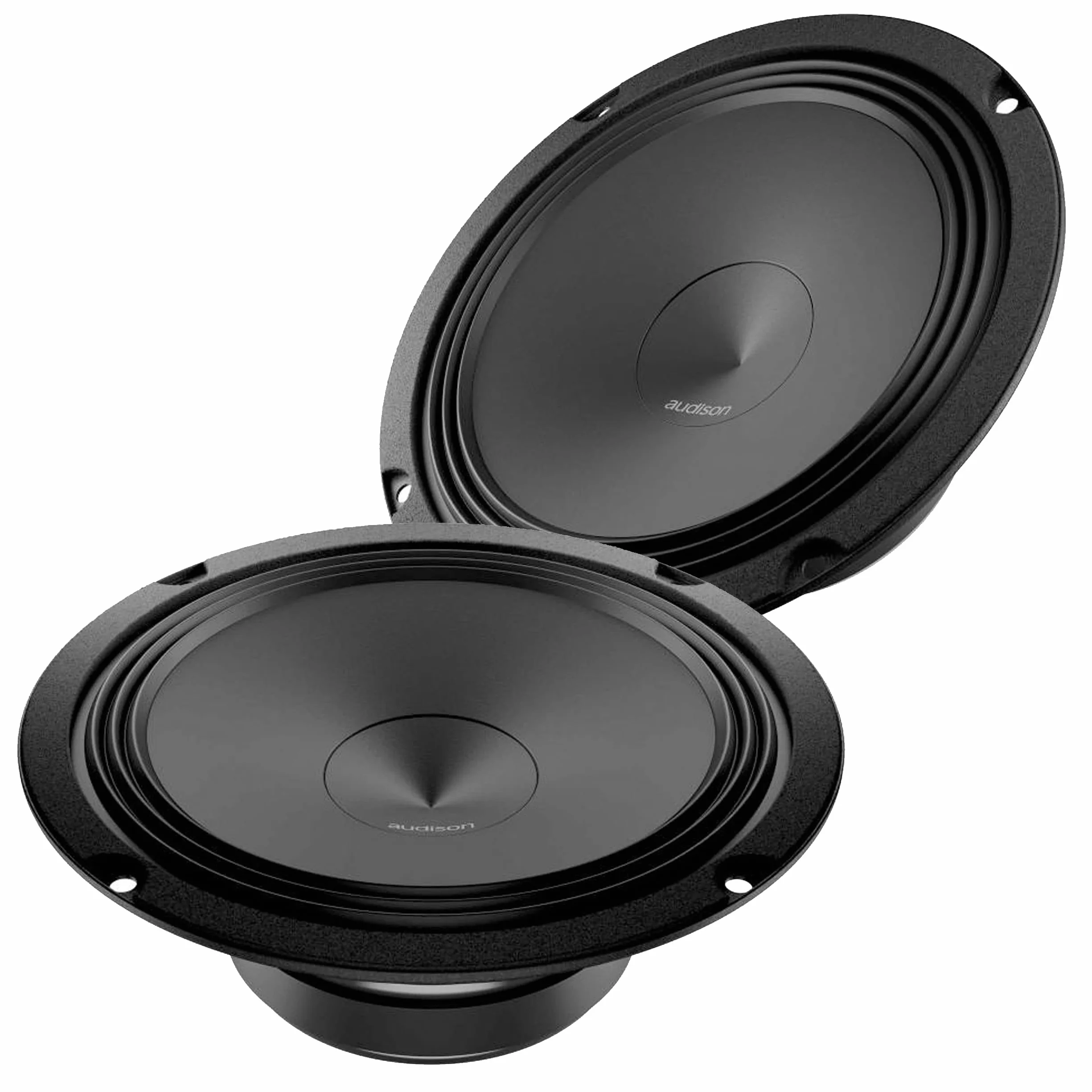 Audison AP 6.5 2Ω coppia di woofer 165mm, potenza RMS 70W, nuova versione a 2Ω. VERSIONE BULK. Senza imballo.