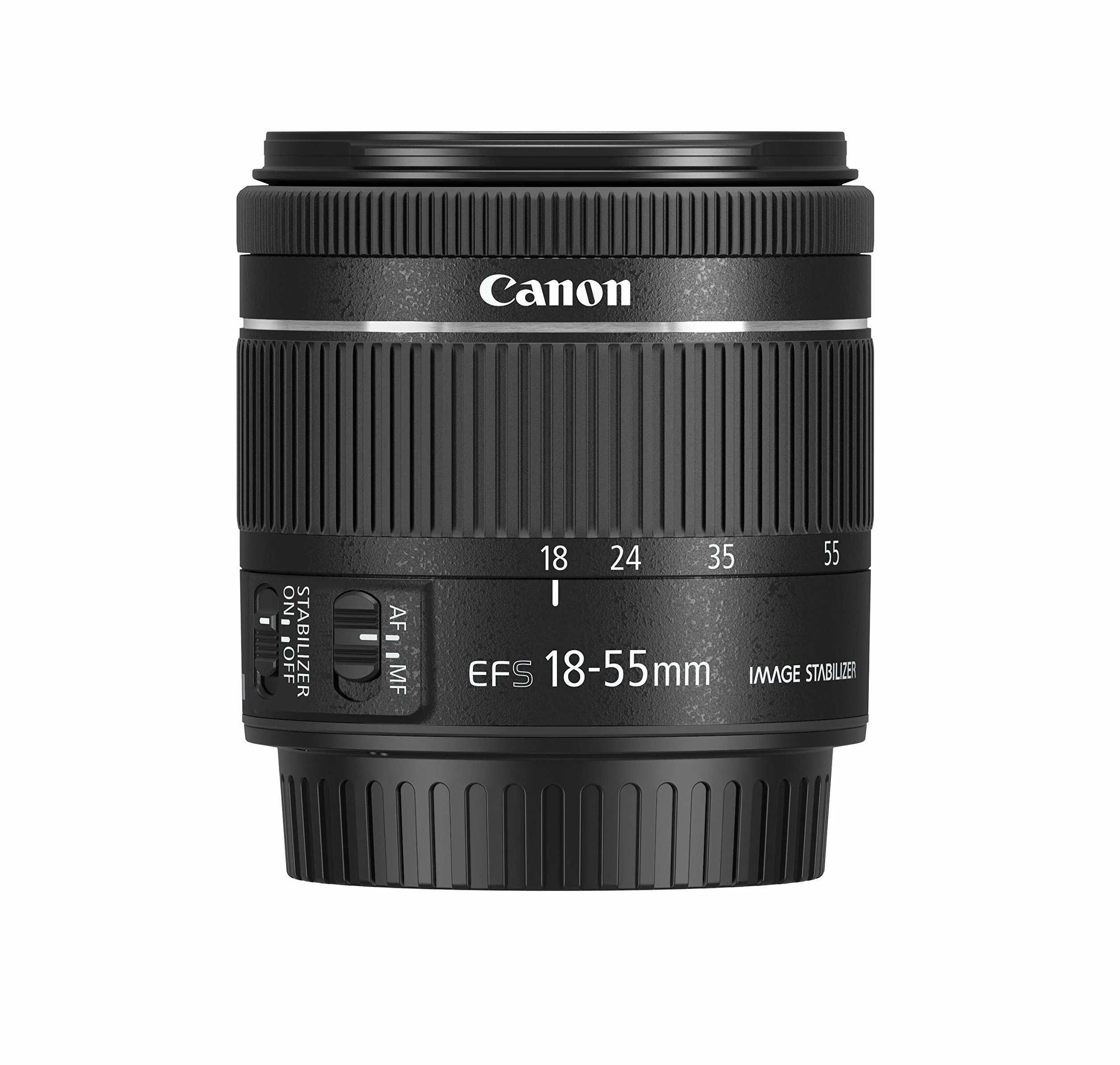Canon EF-S 18-55mm f/4-5.6 IS STM Obiettivo, Nero (Ricondizionato)