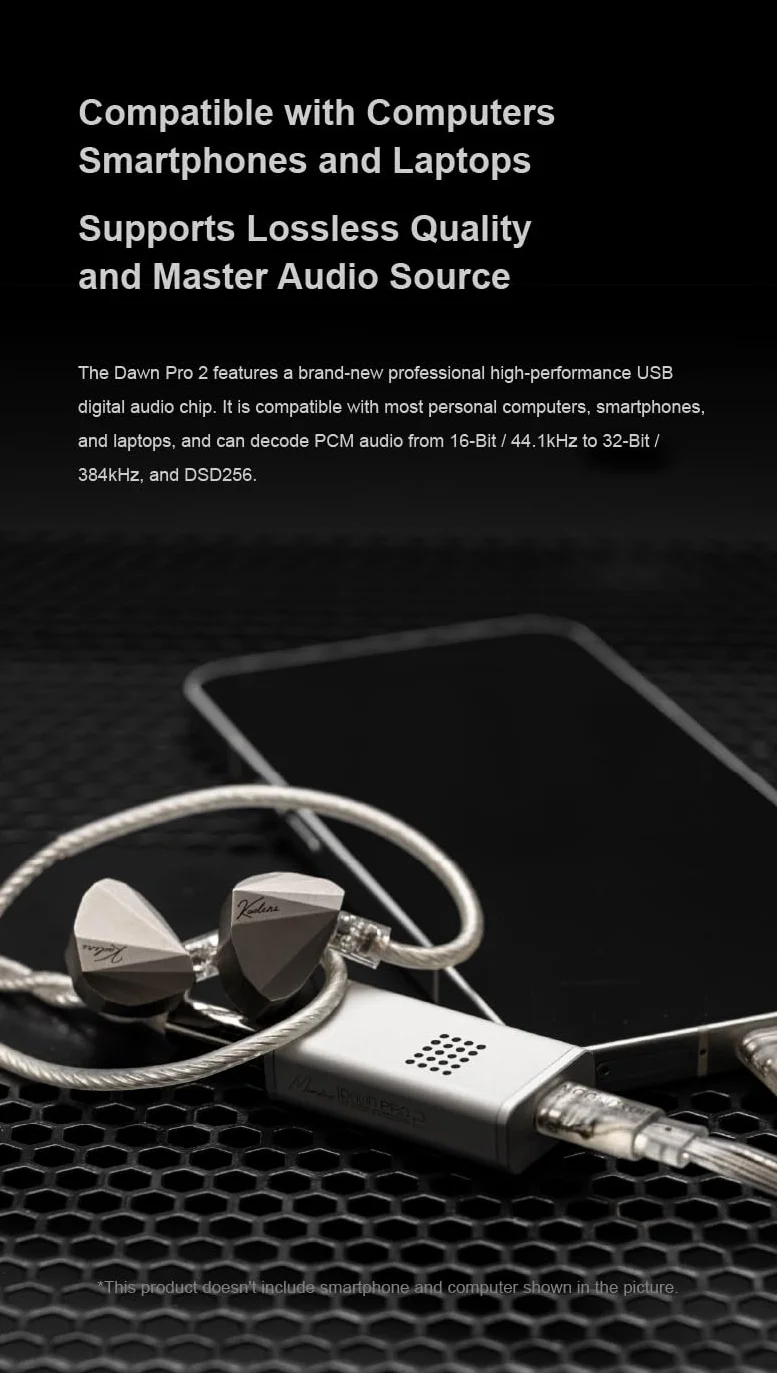 MOONDROP DAWN PRO 2 Decoder Amplificatore per cuffie 3.5/4.4 Dual CS43198 32Bit/384KHz DSD256 USB DAC/AMP