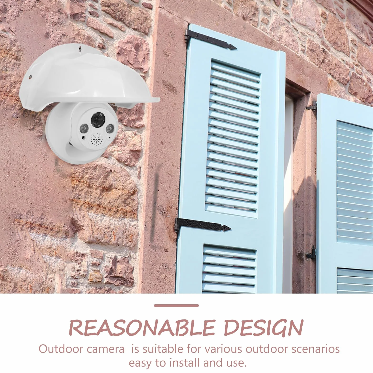 PRETYZOOM 2 Pezzi Copertura Antipioggia Per Telecamera Di Sicurezza Esterna, 29x21 cm Protezione Tettuccio in Abs Per Telecamera E Dome, Resistente Ai Raggi Uv Impermeabile