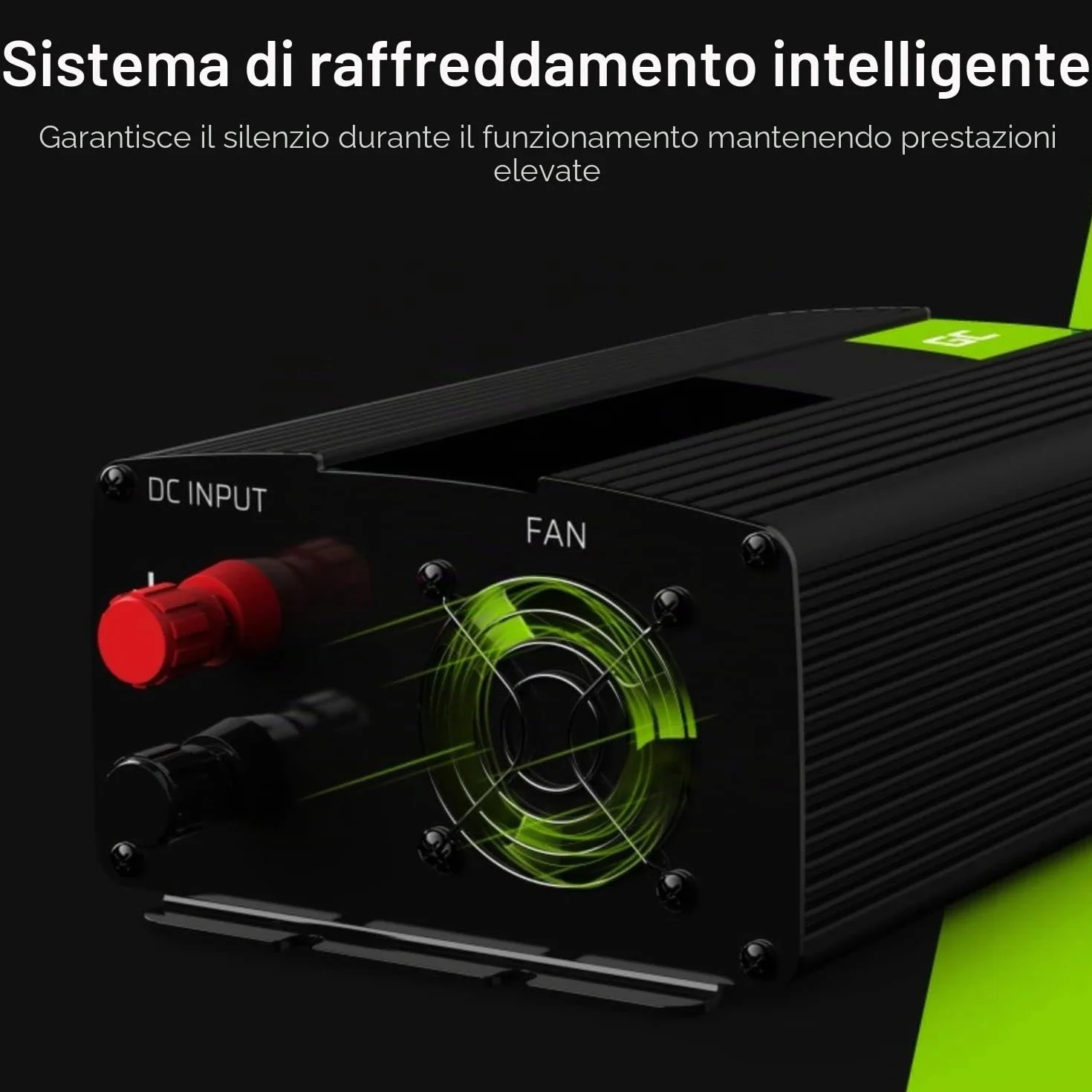 Green Cell 300W/600W 12V 220V/230V Onda Pura Inverter Invertitore di Tensione Fotovoltaico per Camper Auto Convertitore di Potenza