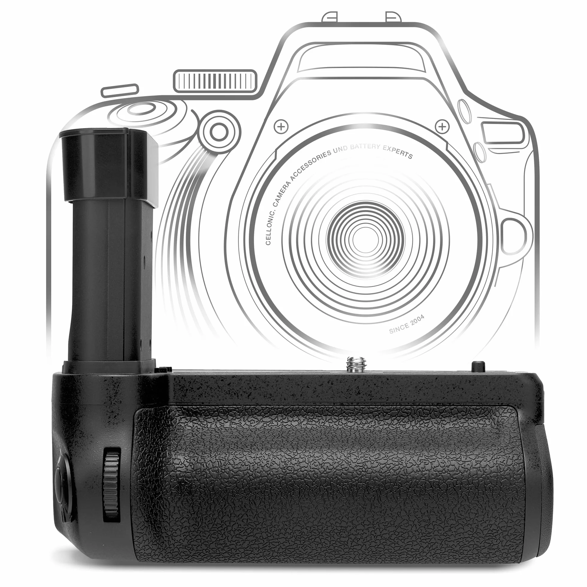 CELLONIC Impugnatura MB-N14 compatibile con Nikon Z6 III Battery grip per fotocamera fotografia verticale multifunzione portabatterie EN-EL15c,EN-EL15b,EN-EL15a,EN-EL15