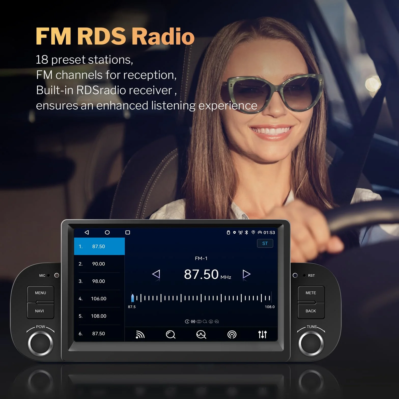 LEXXSON Autoradio per Fiat Panda 2013-2020 con CarPlay e Android Auto Wireless, più AirPlay e Android Link, Sistema Android 11, Schermo Touch 7 Pollici 1024x600, Bluetooth 5.0, WiFi, FM/RDS e USB