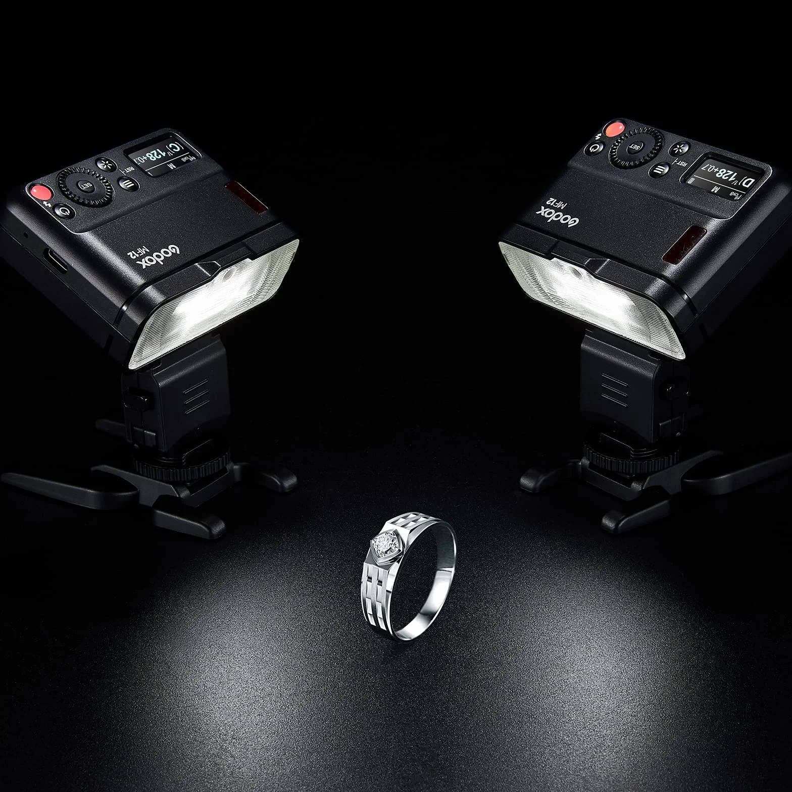 Godox MF12-K2 Flash macro 12W 2.4G Wireless TTL/M Nikon Sony Canon Fuji Olympus Panasonic