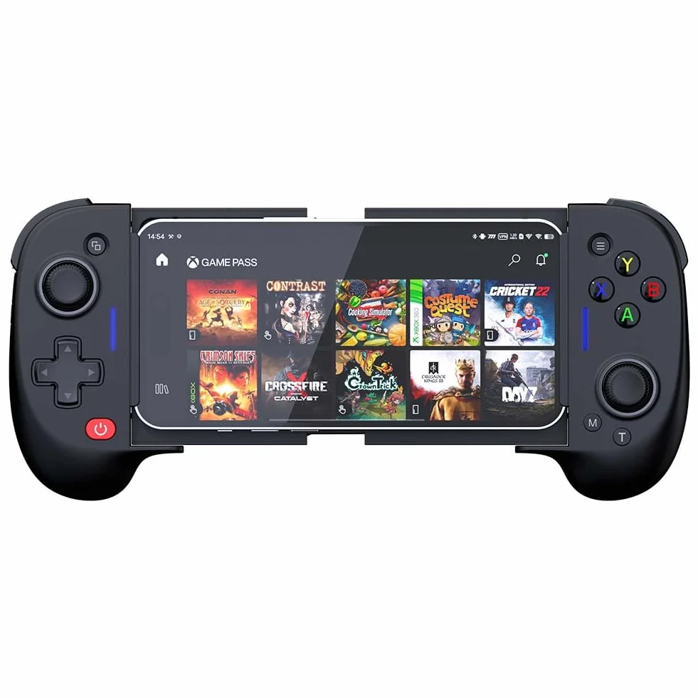 ShanWan Controller Smartphone Android/iOS, Controller di Gioco Mobile con Leva di manovra regolabile per Xbox Cloud Steam Link GeForce Now MFi Arcade Games [android,ios]