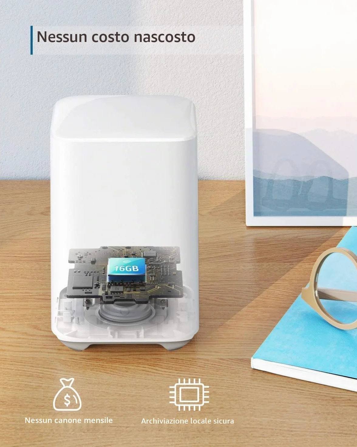 Eufy Security, EufyCam 2C Wireless, 180 Giorni Durata batteria, HD 1080p, IP67, Visione Notturna, Compatibile con Amazon Alexa, kit a 2 cam, senza canone mensile (rinnovato)