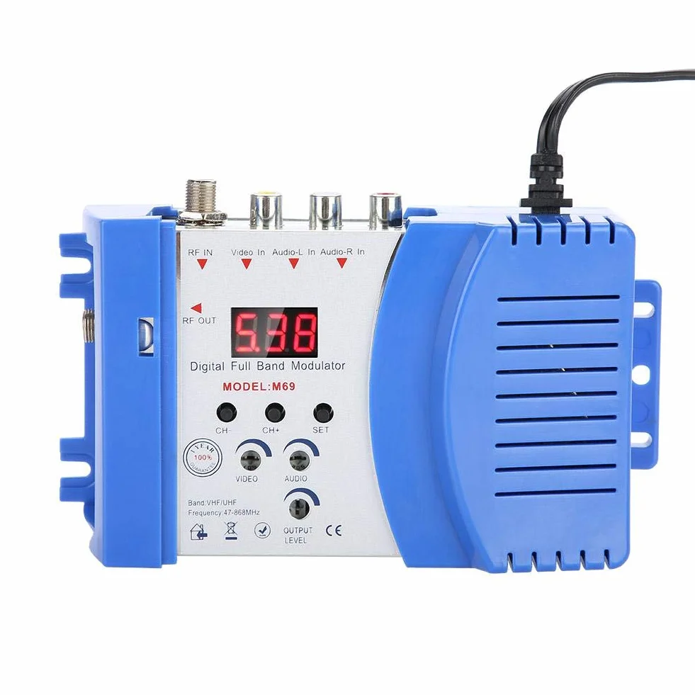 Bewinner Modulatore RF Digitale Universale Compatto Convertitore di Segnale TV